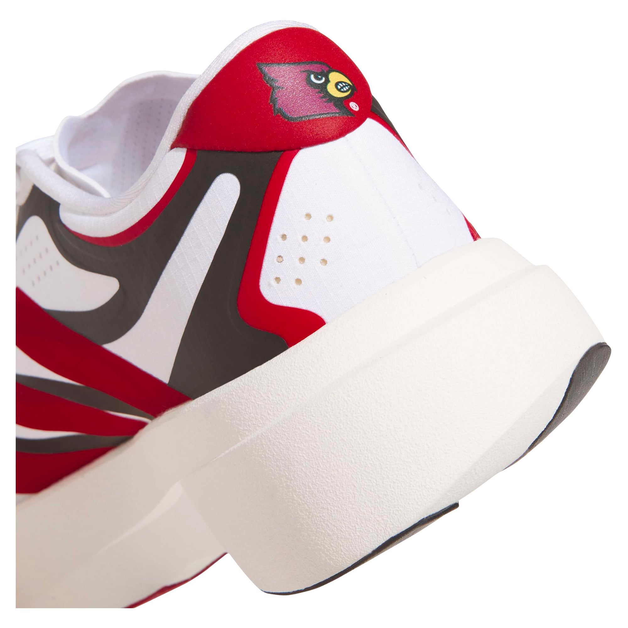 Unisex adidas White Louisville Cardinals Adizero EVO SL EXO Sneakers