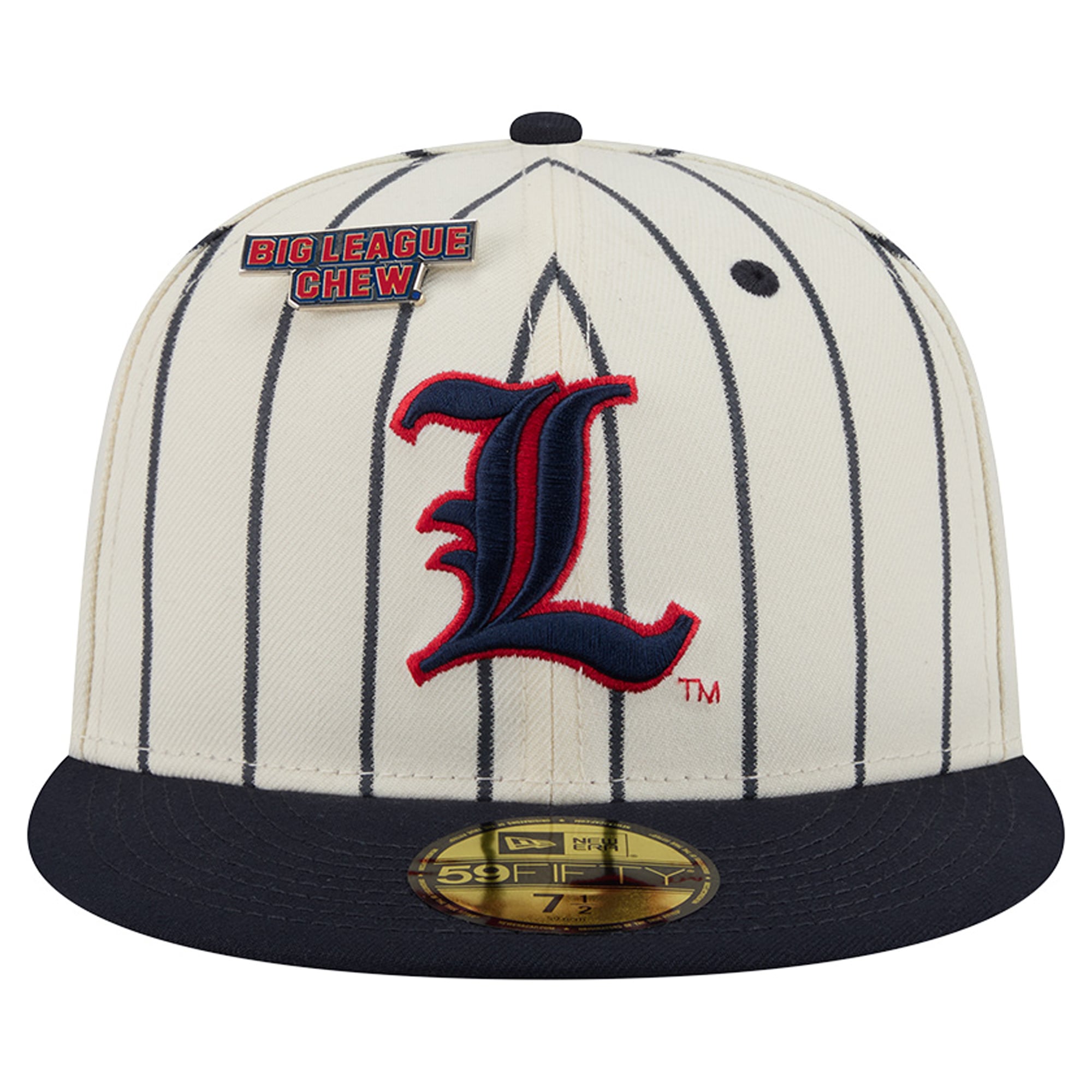 Unisex New Era White Louisville Cardinals x Big League Chew 59FIFTY Fitted Hat