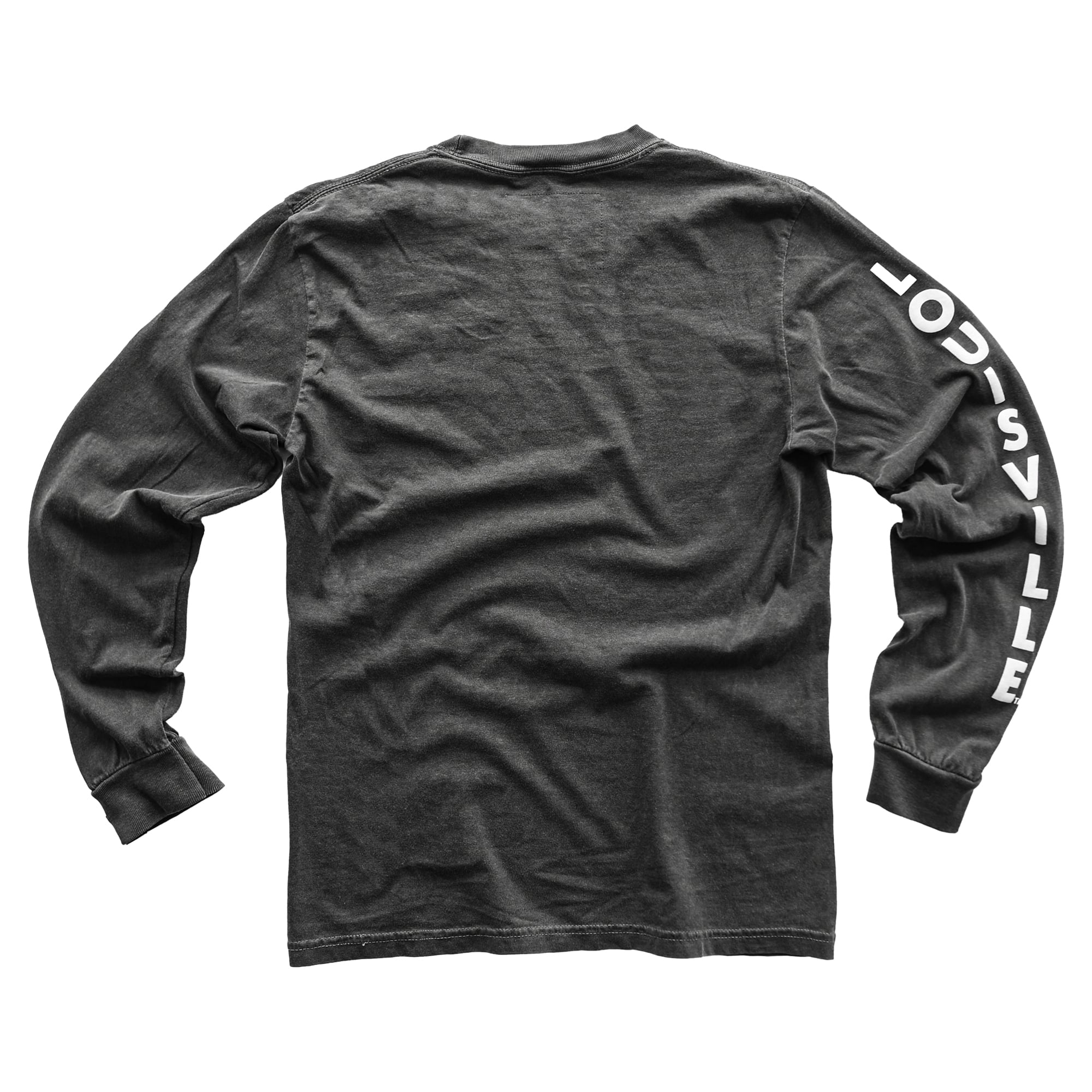 Unisex Roots of Fight x Louisville Cardinals Muhammad Ali Charcoal Peace & Justice Long Sleeve T-Shirt