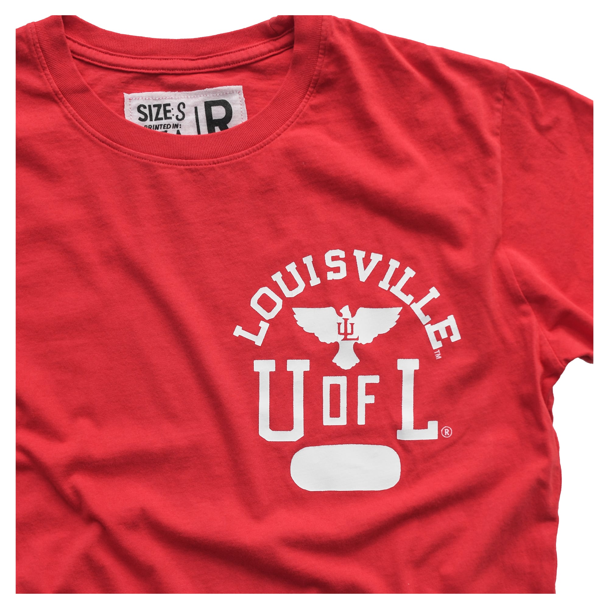 Unisex Roots of Fight x Louisville Cardinals Muhammad Ali Red Athletics Department T-Shirt