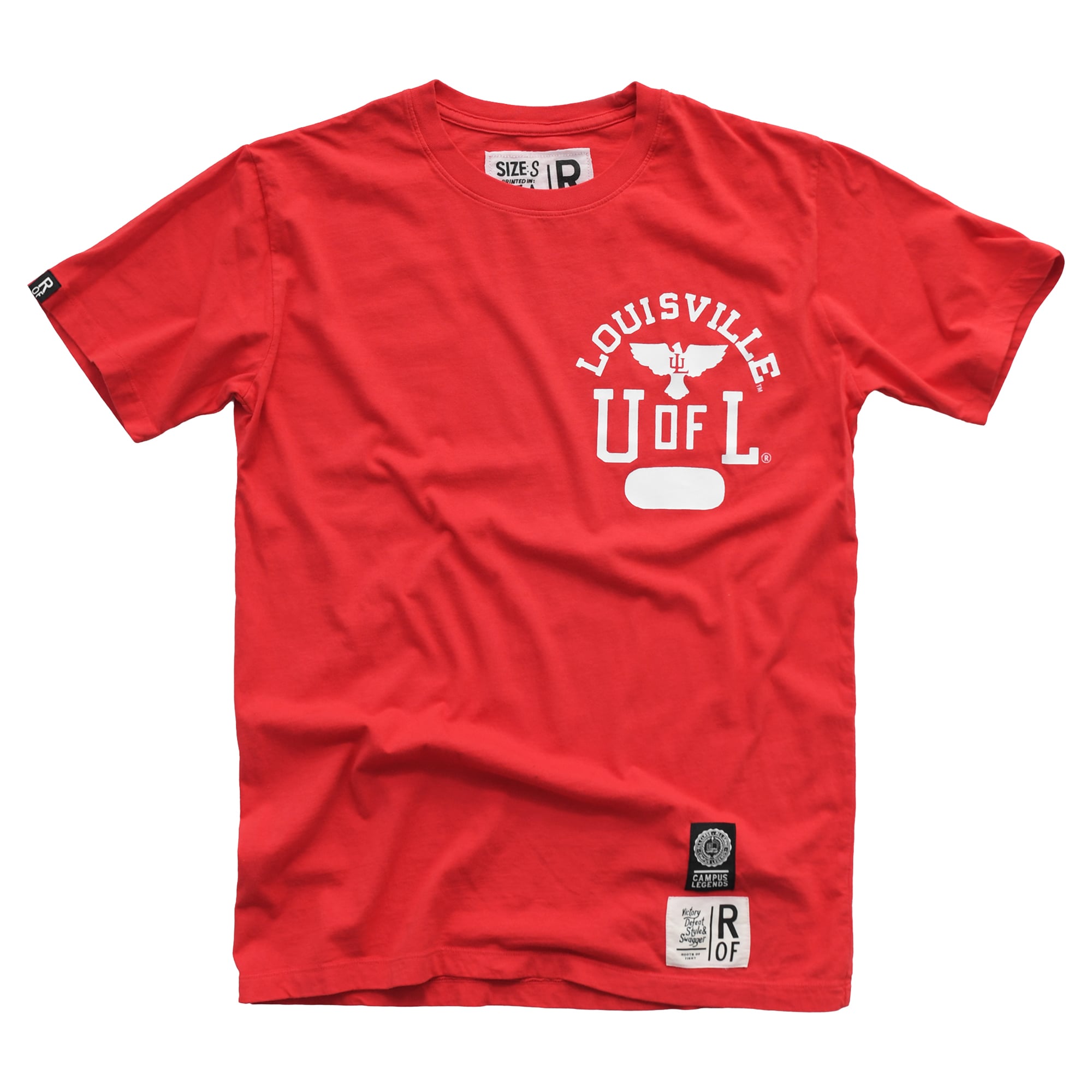 Unisex Roots of Fight x Louisville Cardinals Muhammad Ali Red Athletics Department T-Shirt