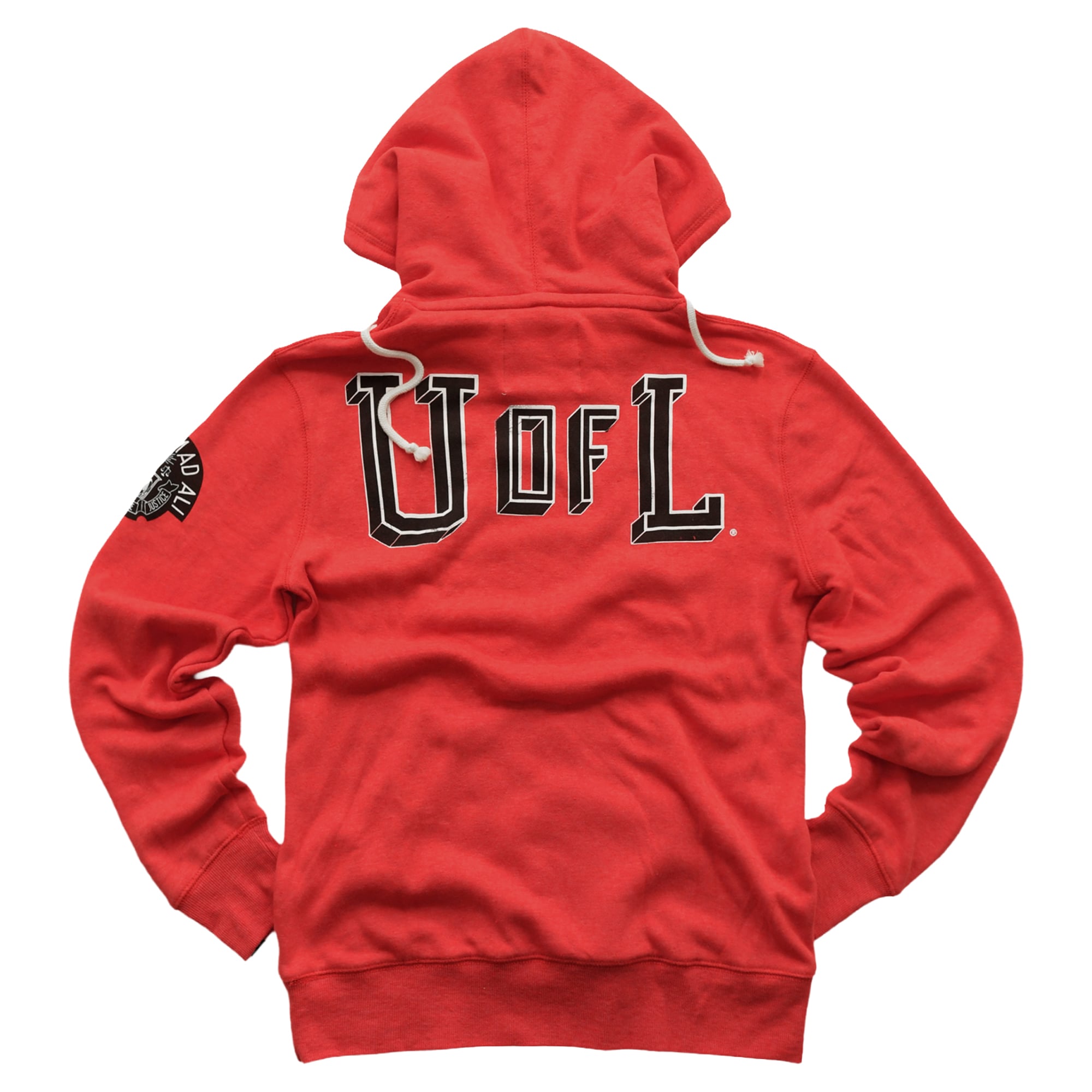 Unisex Roots of Fight x Louisville Cardinals Muhammad Ali Red Peace & Justice Tri-Blend Hoodie
