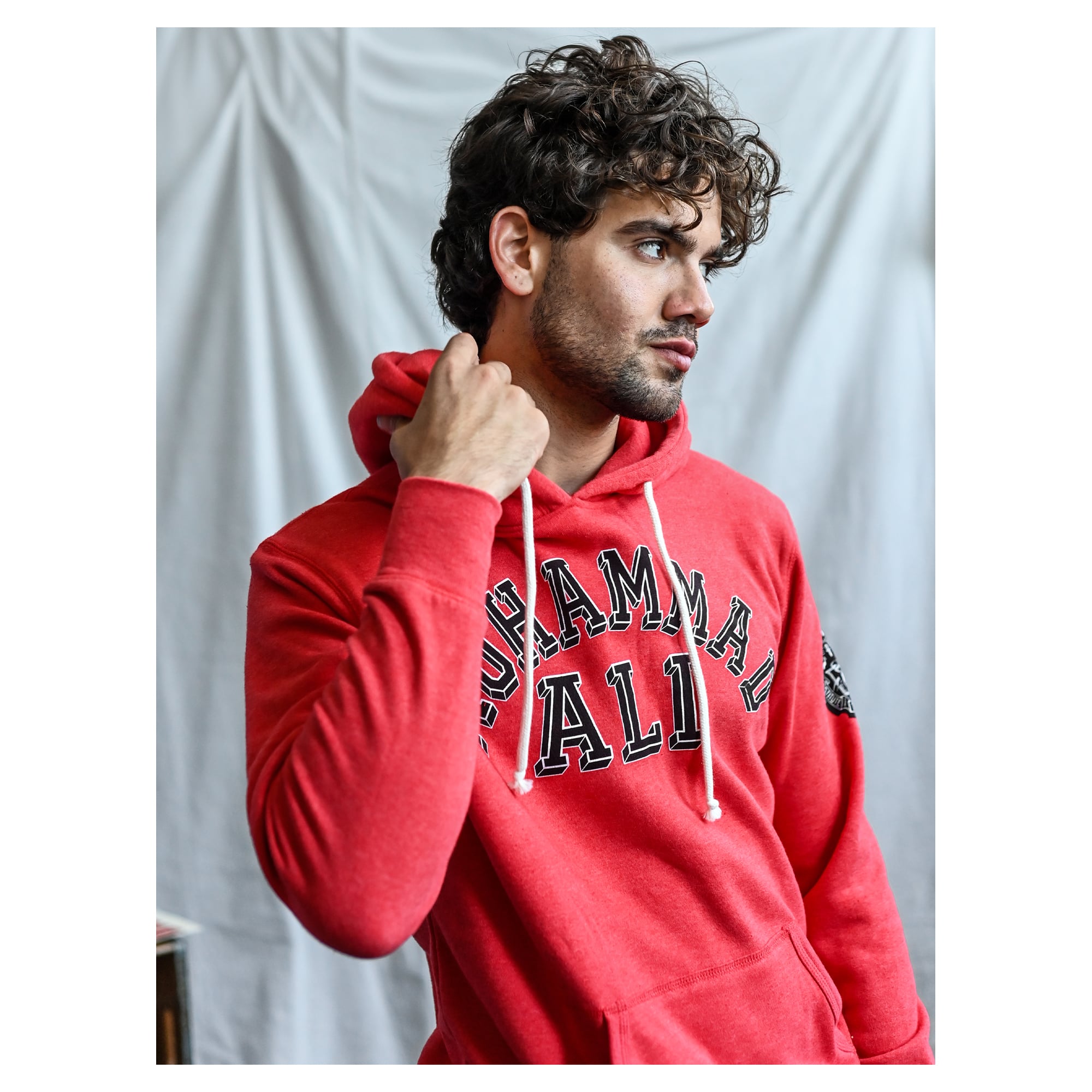 Unisex Roots of Fight x Louisville Cardinals Muhammad Ali Red Peace & Justice Tri-Blend Hoodie