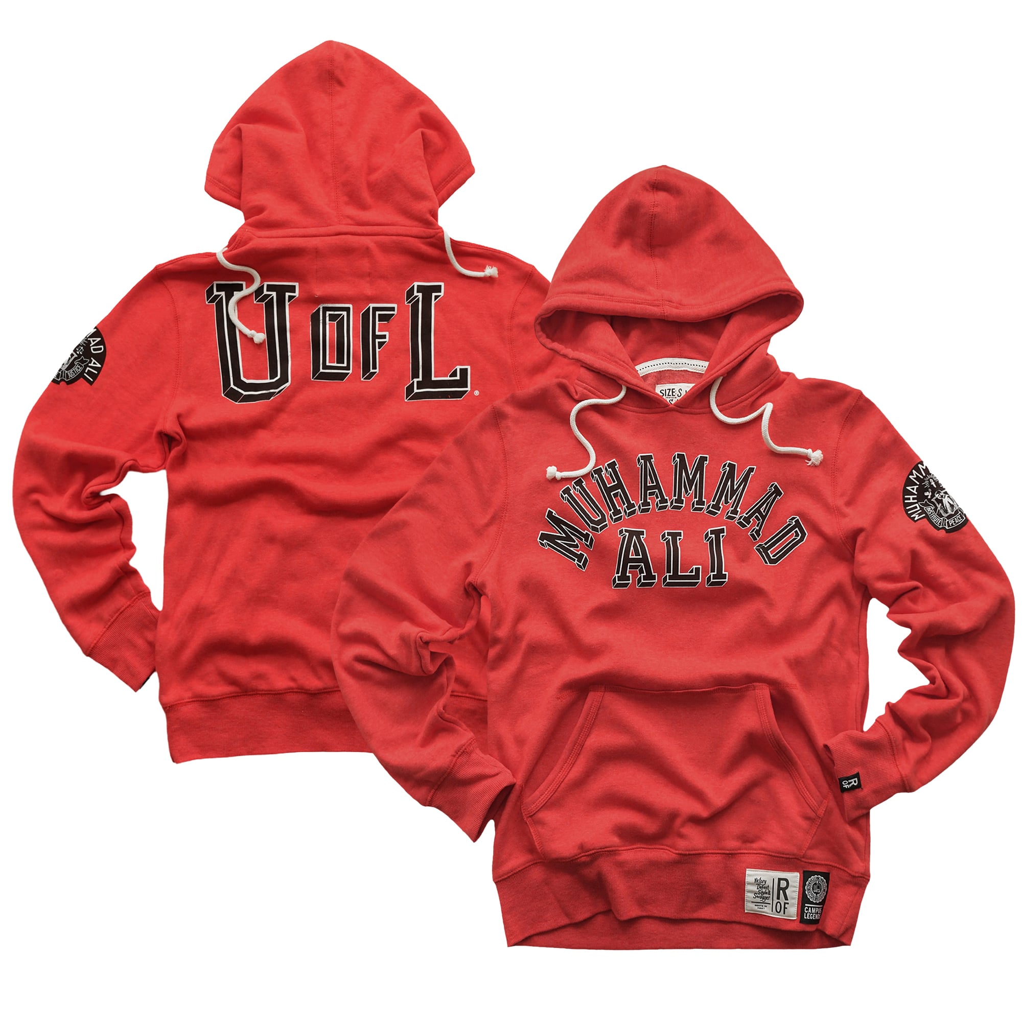 Unisex Roots of Fight x Louisville Cardinals Muhammad Ali Red Peace & Justice Tri-Blend Hoodie