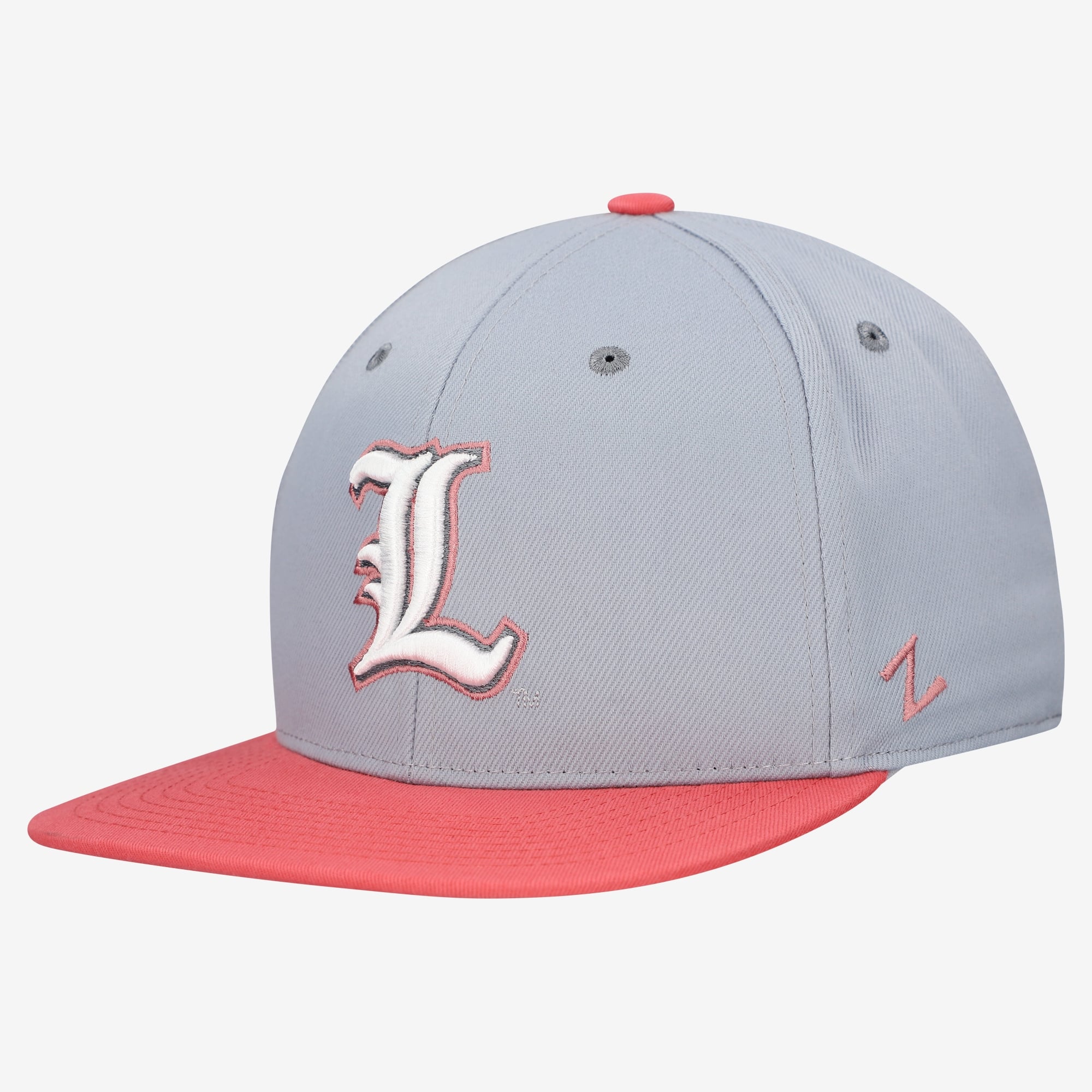 Casquette unisexe Zephyr Gray Louisville Cardinals Pastel