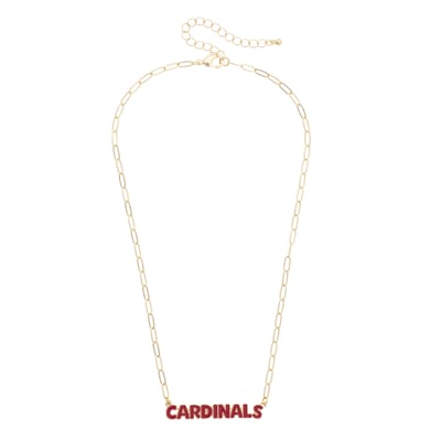 Louisville Cardinals CANVAS Style Women's Nameplate Necklace