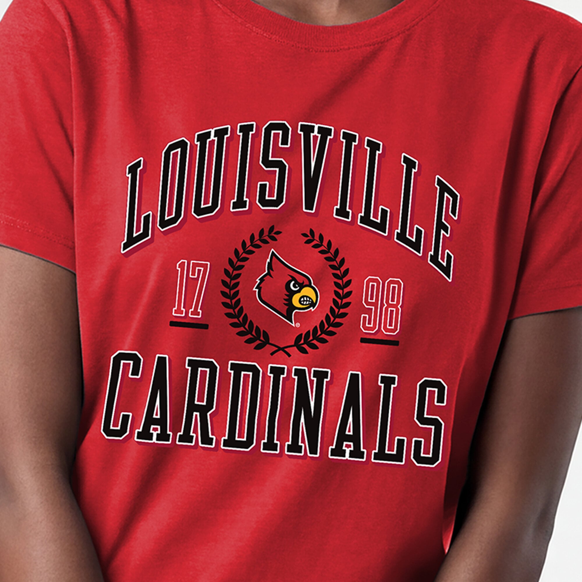 Women's Champion Red Louisville Cardinals Lifestyle T-Shirt