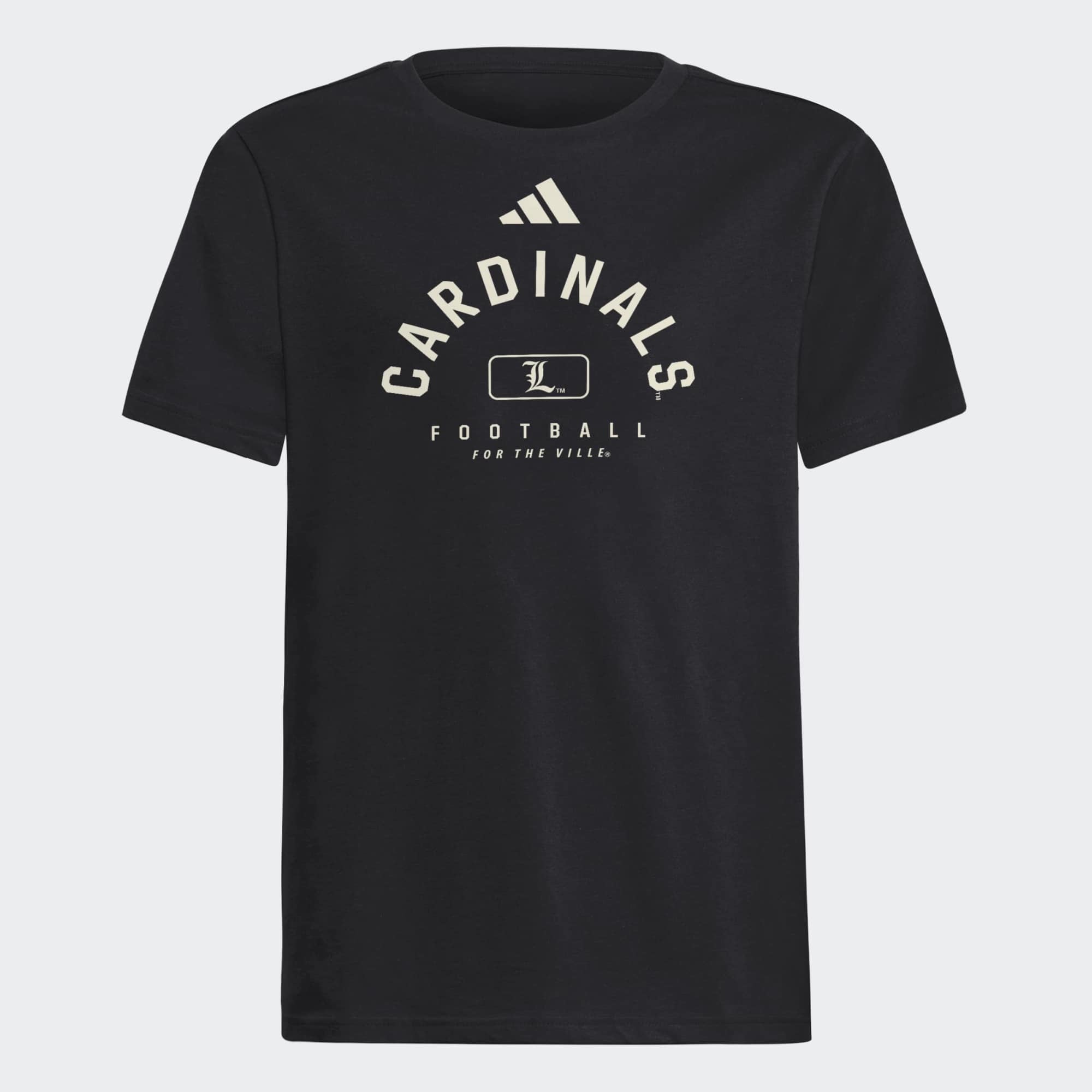 Youth adidas Black Louisville Cardinals For The Ville T-Shirt