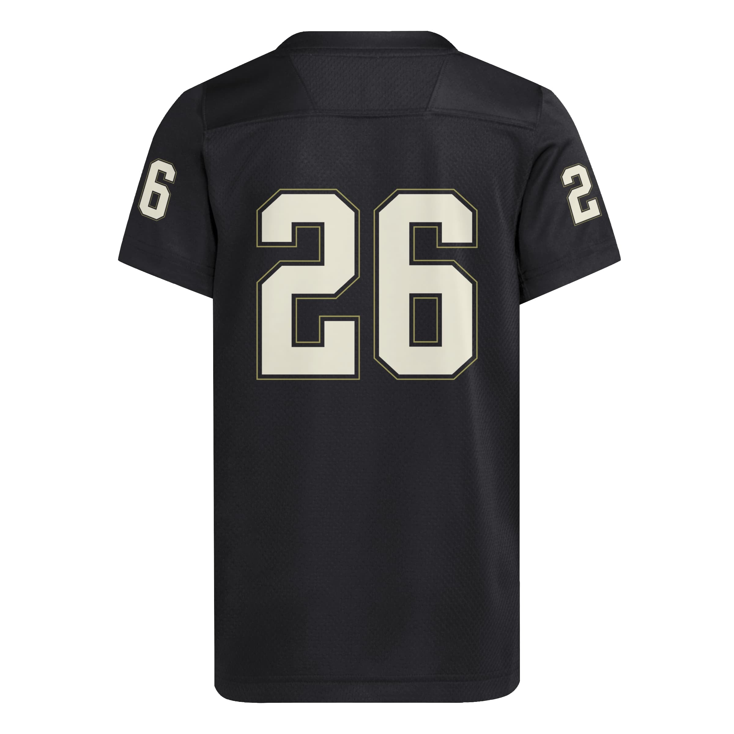Youth adidas #26 Black Louisville Cardinals For the Ville Strategy Football Jersey