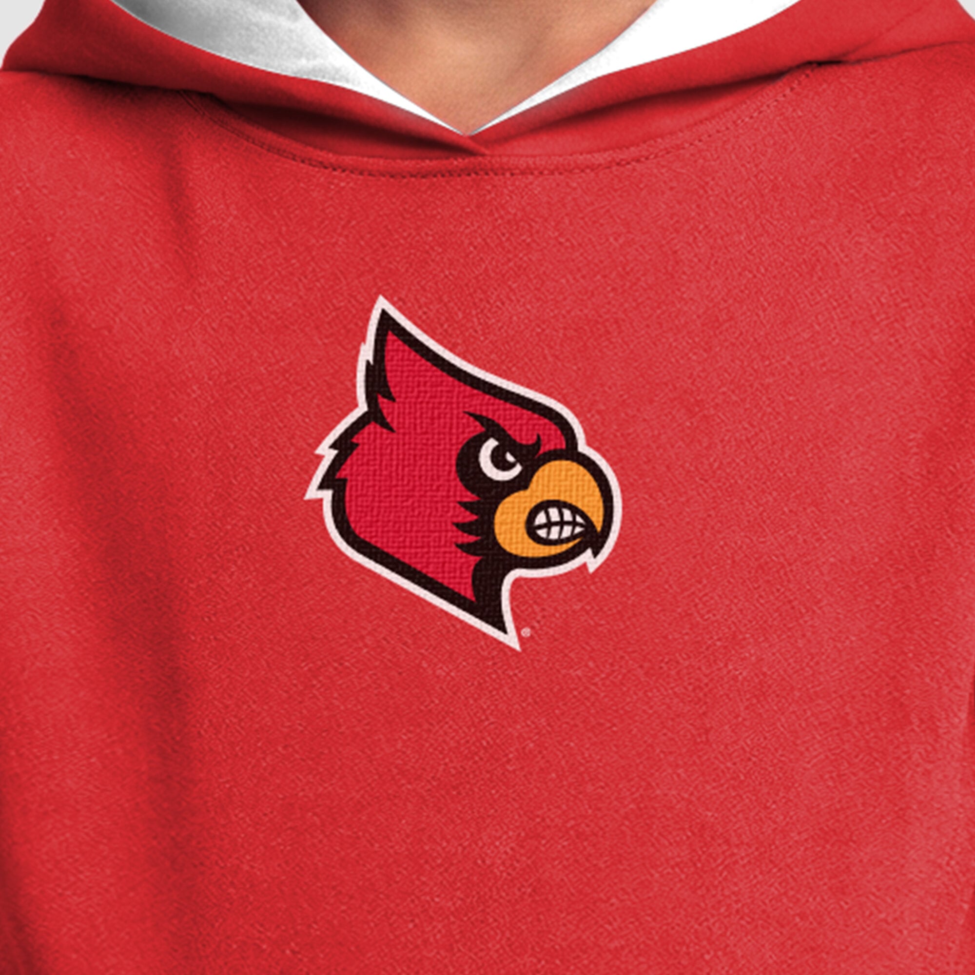 Sweat à capuche polaire rouge Louisville Cardinals, champion de jeunesse