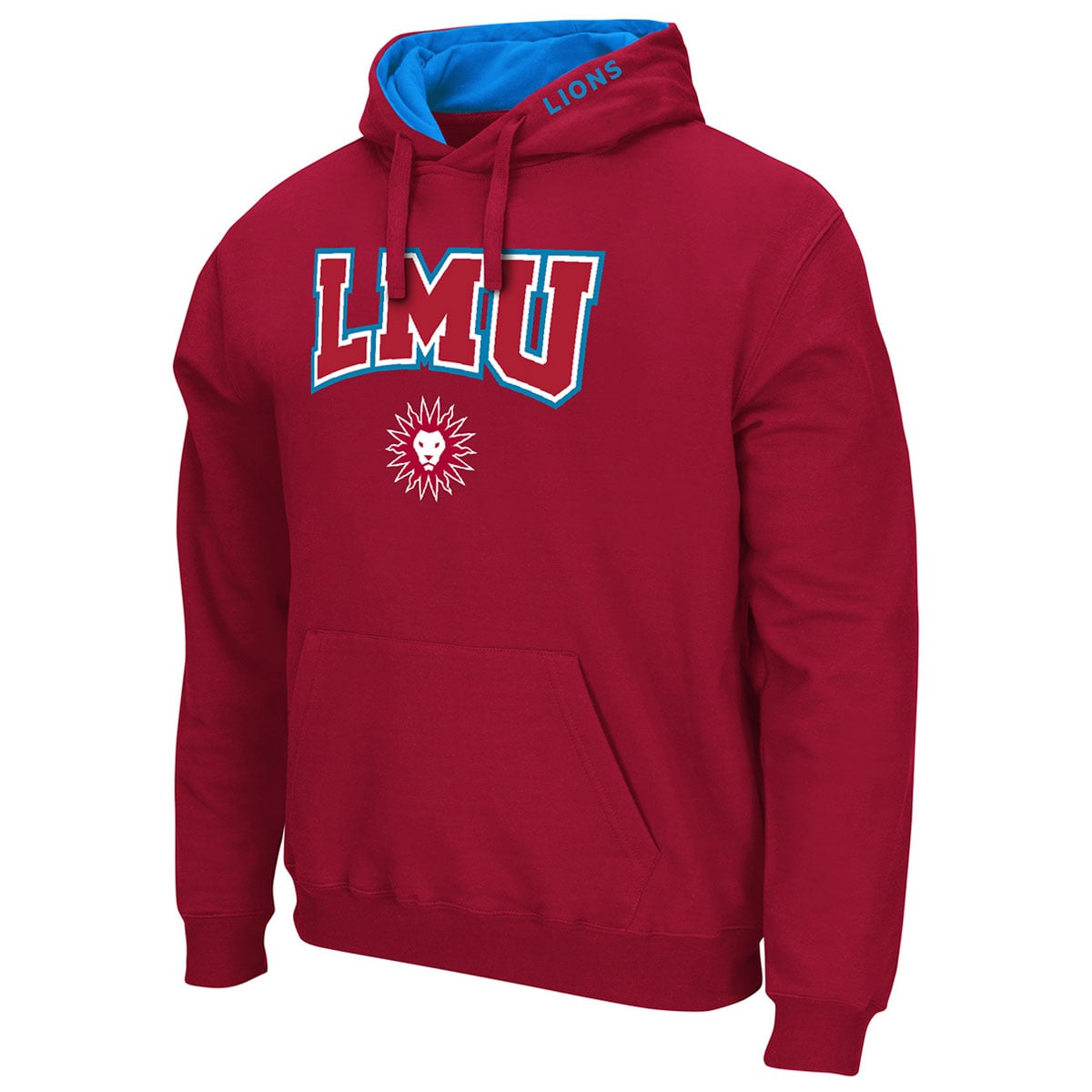 Sweat à capuche Colosseum Crimson Loyola Marymount Lions Arch & Logo 3.0 pour homme