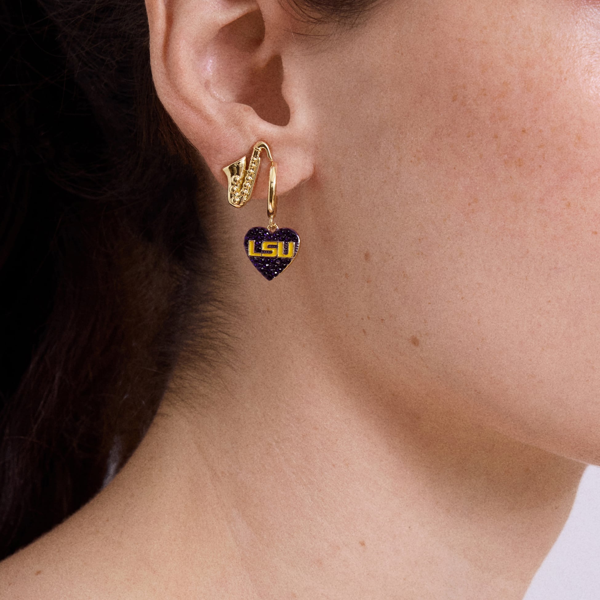 Ensemble de boucles d'oreilles BaubleBar LSU Tigers (2 pièces)