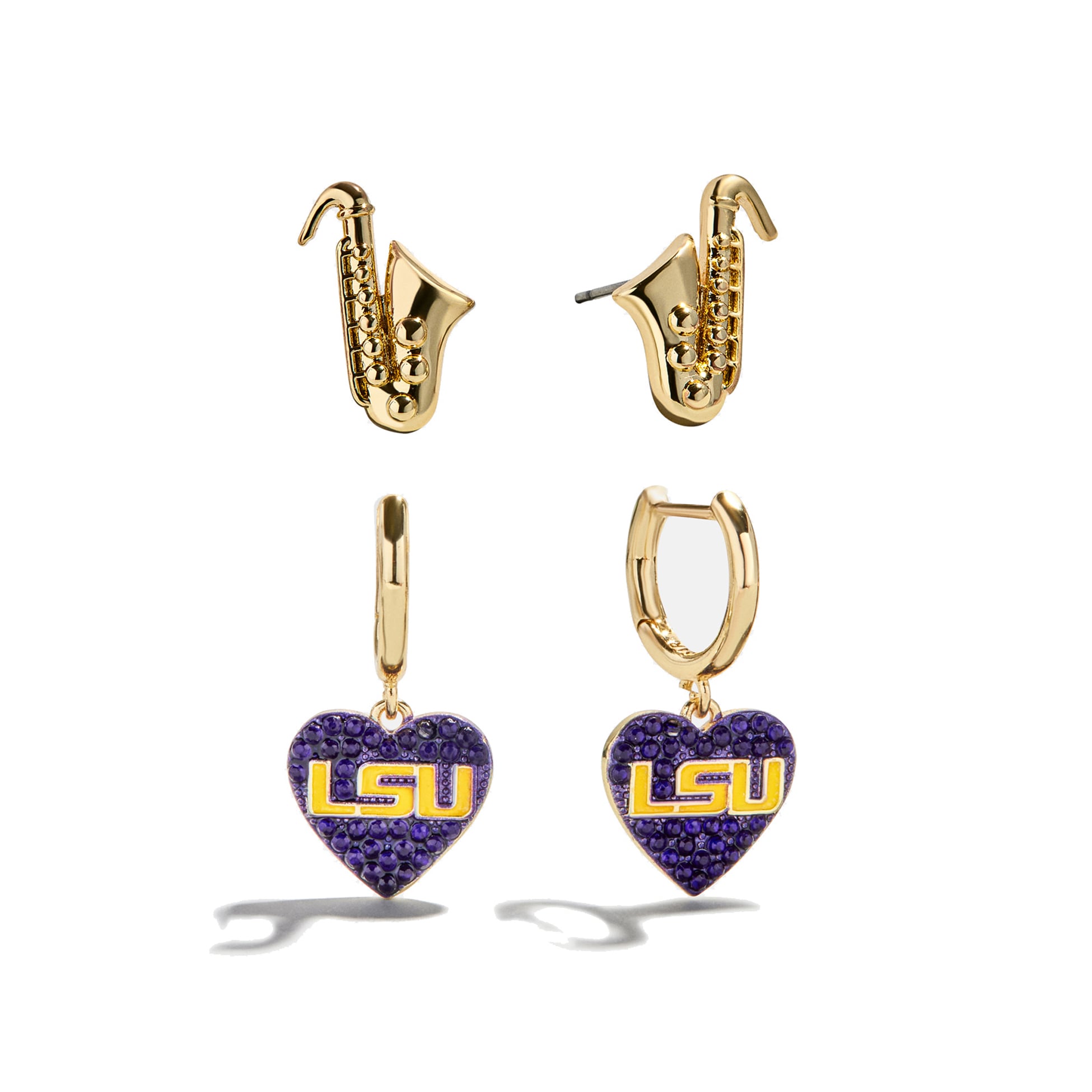Ensemble de boucles d'oreilles BaubleBar LSU Tigers (2 pièces)