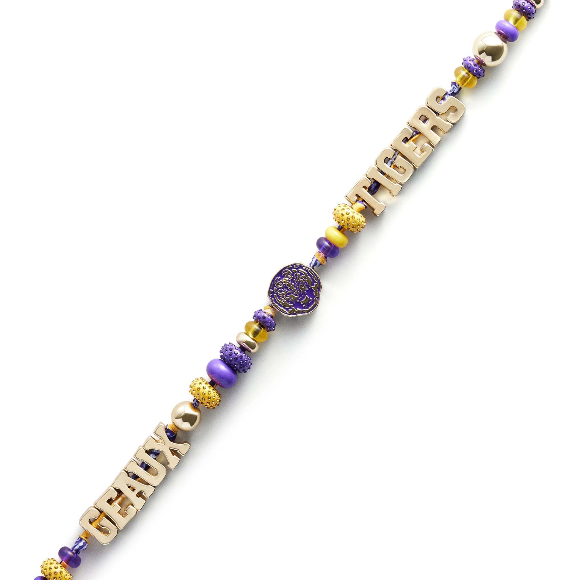 BaubleBar LSU Tigers Beaded Phone Strap