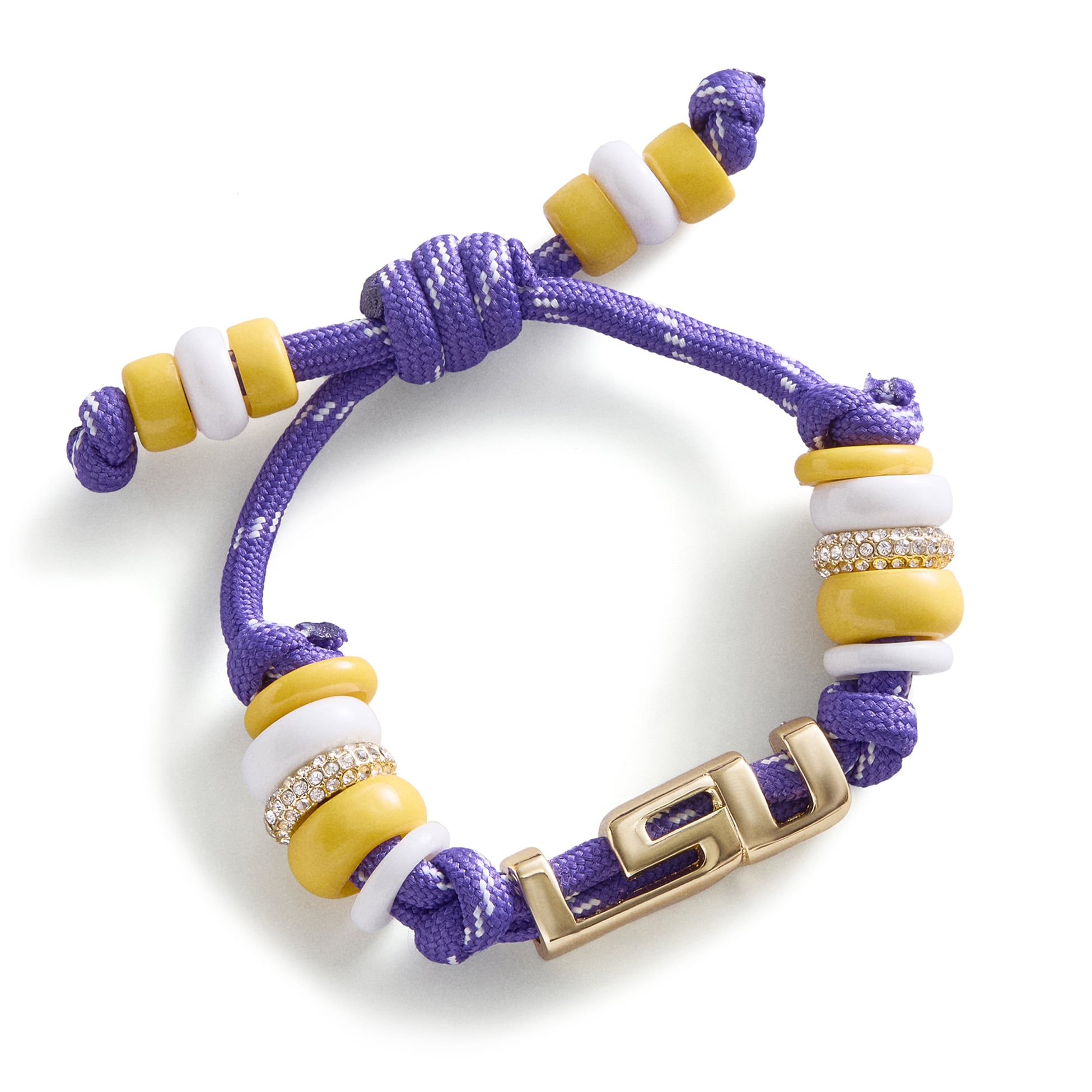 Bracelet en paracorde BaubleBar LSU Tigers