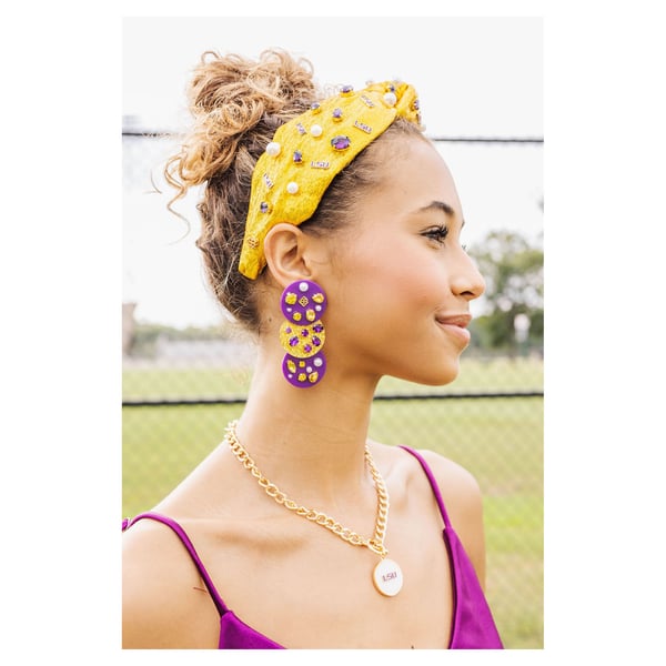 Brianna Cannon LSU Tigers Logo Headband display picture 2
