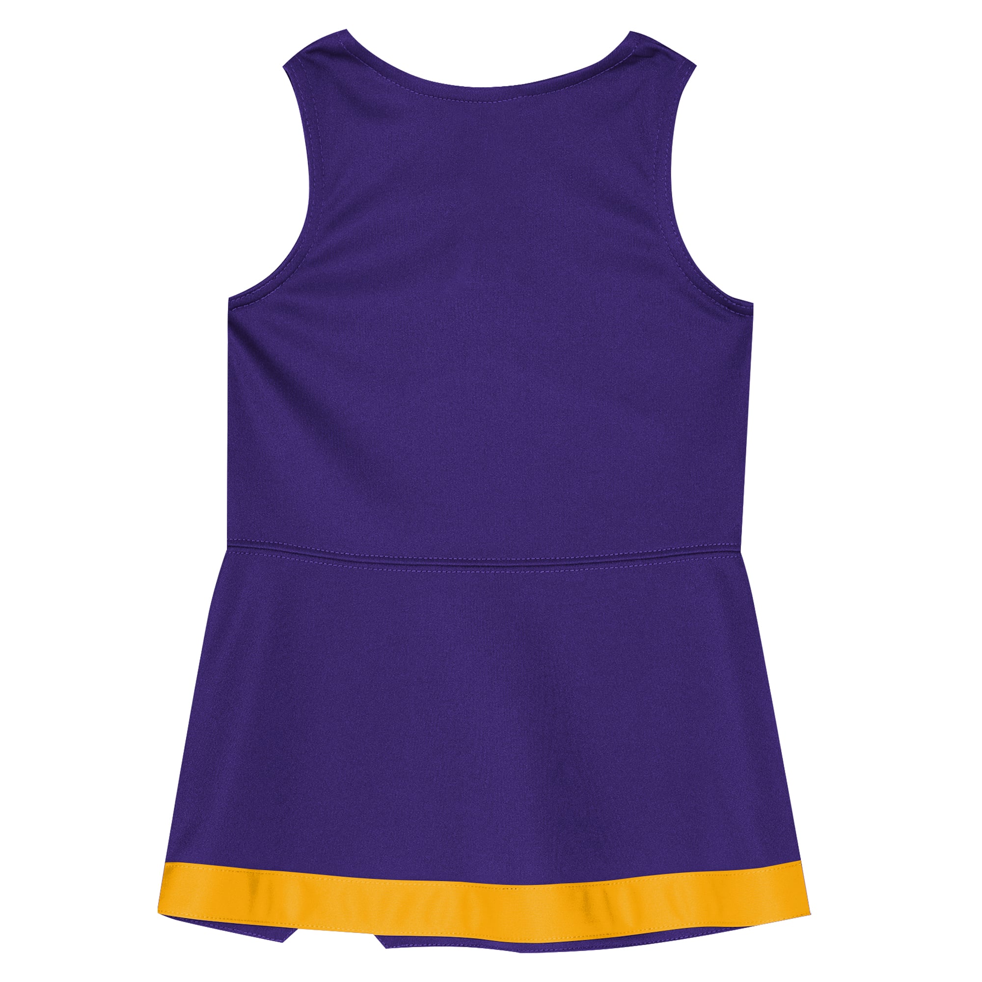 Girls Preschool Outerstuff Purple LSU Tigers Two-Piece Cheer Captain Jumper Dress & Bloomers Set