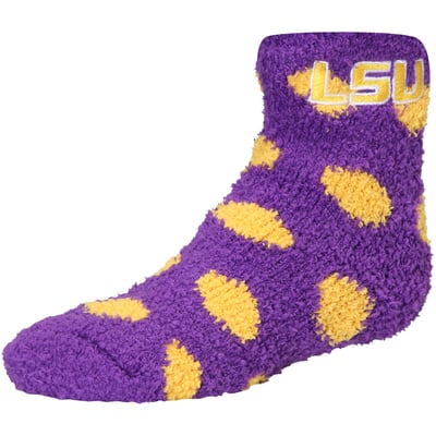 Chaussettes duveteuses pour filles LSU Tigers ZooZatz