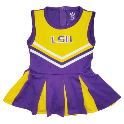 Pull de pom-pom girl violet pour bébé Little King LSU Tigers