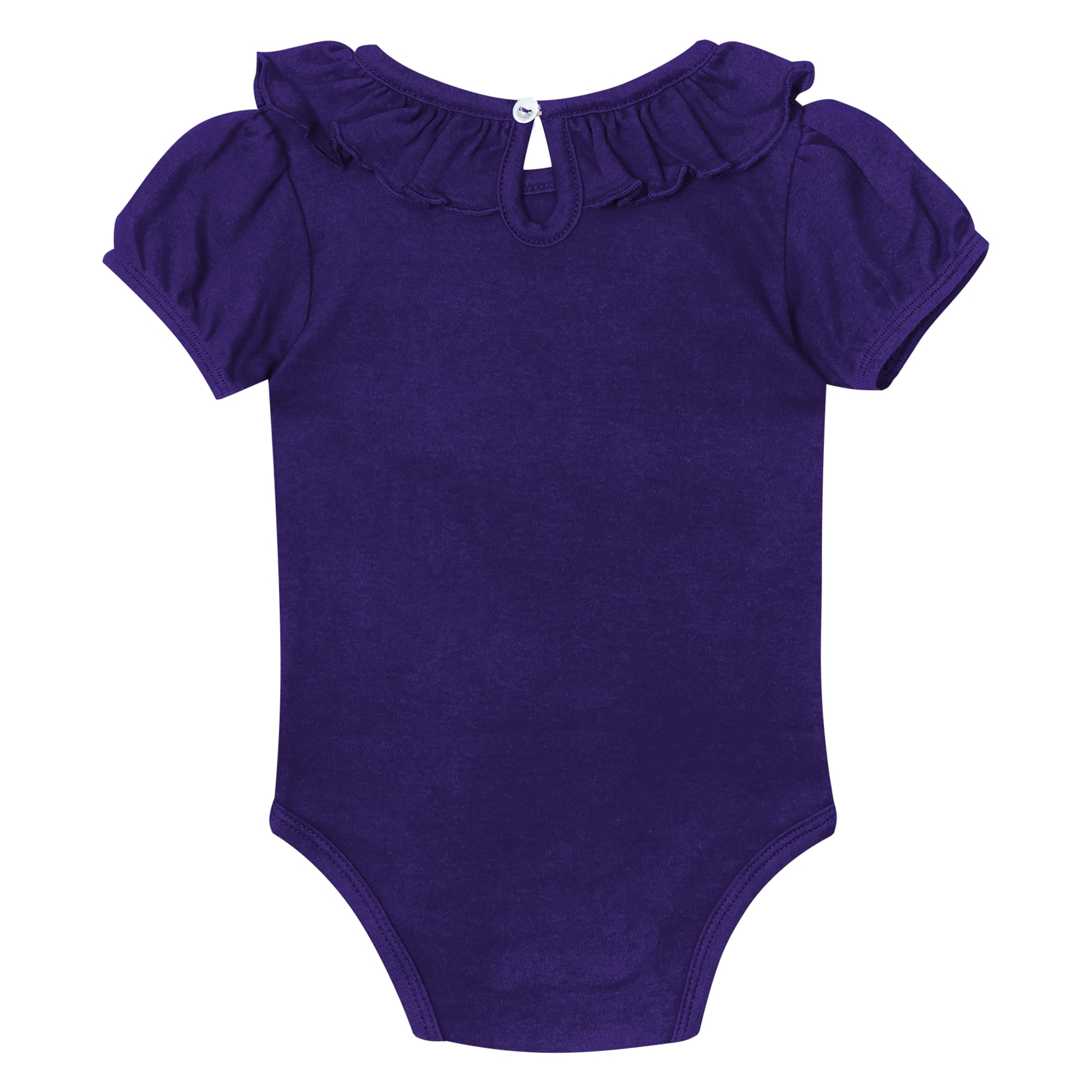 Infant Outerstuff  Purple/Gray LSU Tigers Two-Pack Playtime Ruffle Bodysuit Set