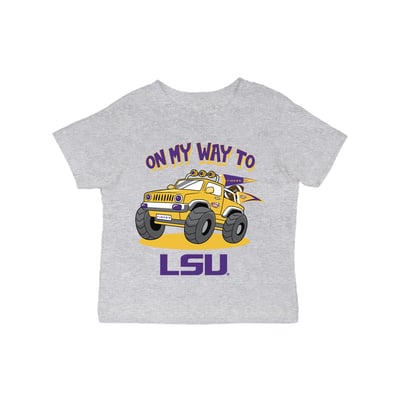 LSU Tigers Vive La Fete Infant On My Way T-Shirt - Gray