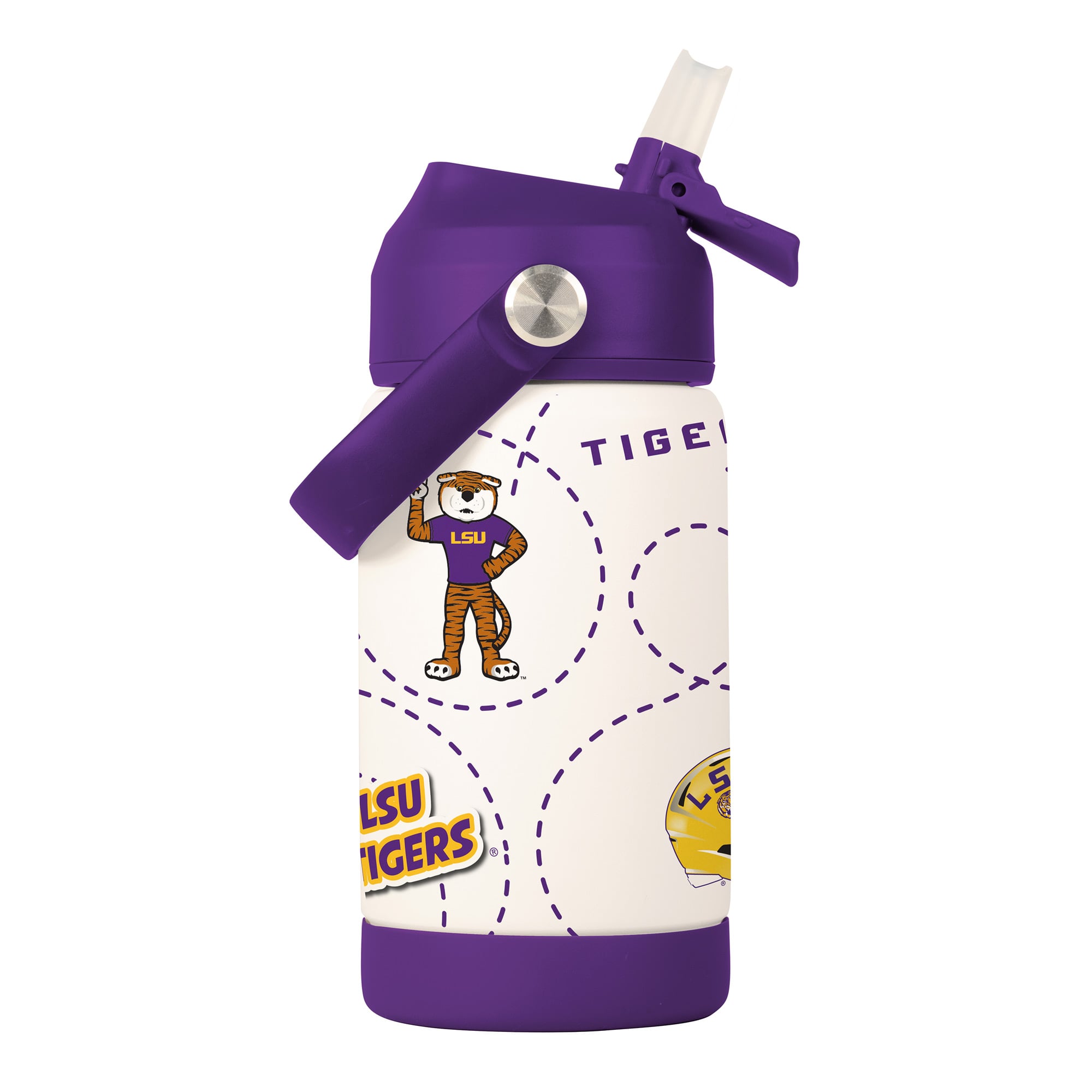 Bouteille à l'effigie de la mascotte des LSU Tigers (Logo Brands), 355 ml