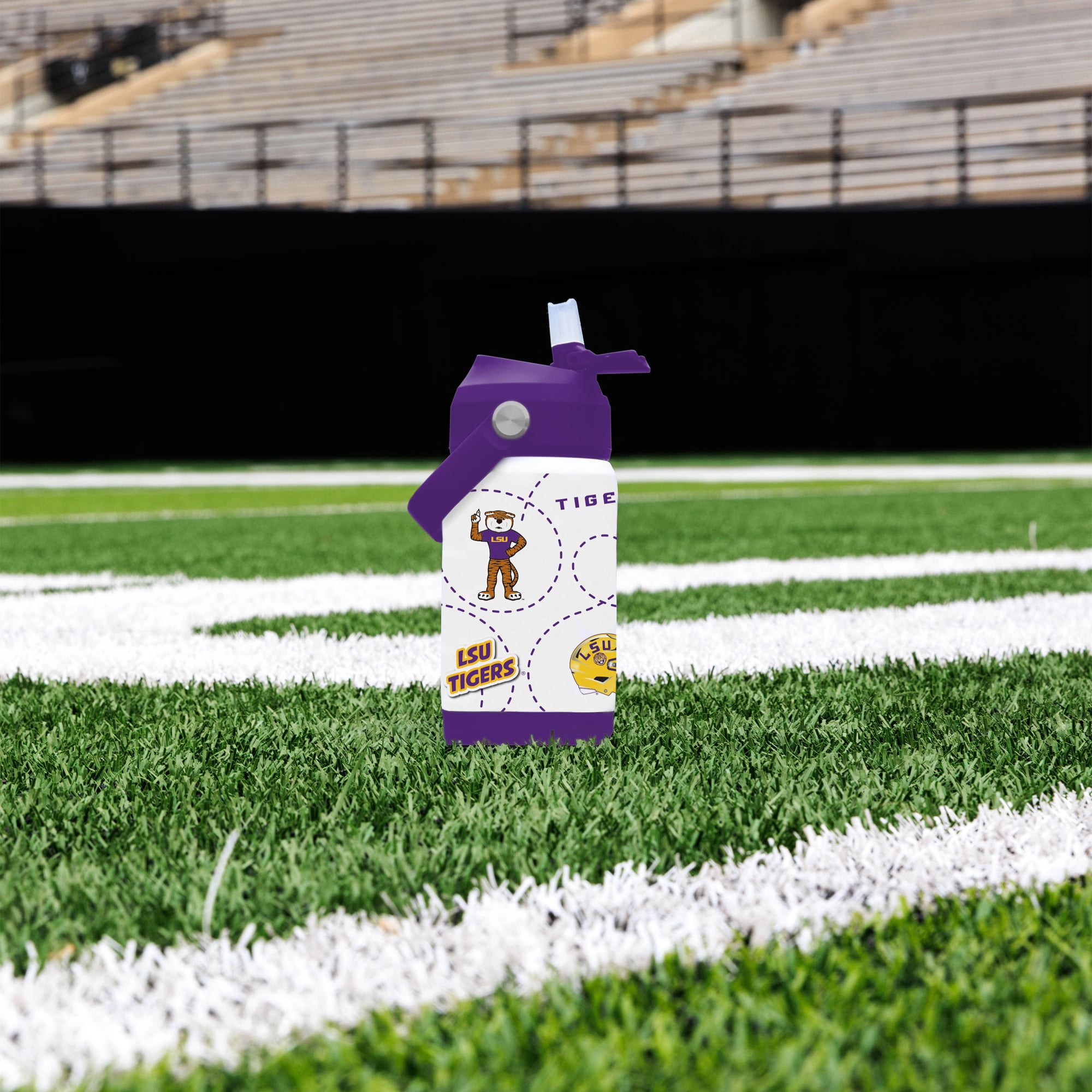 Bouteille à l'effigie de la mascotte des LSU Tigers (Logo Brands), 355 ml