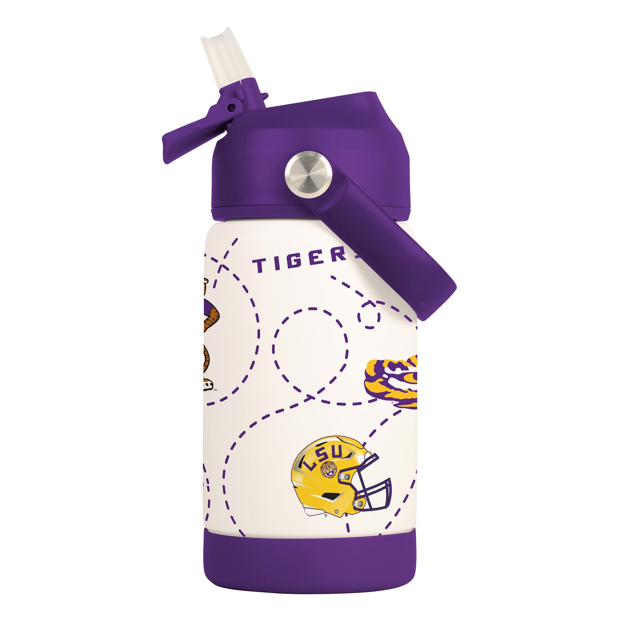 Bouteille à l'effigie de la mascotte des LSU Tigers (Logo Brands), 355 ml