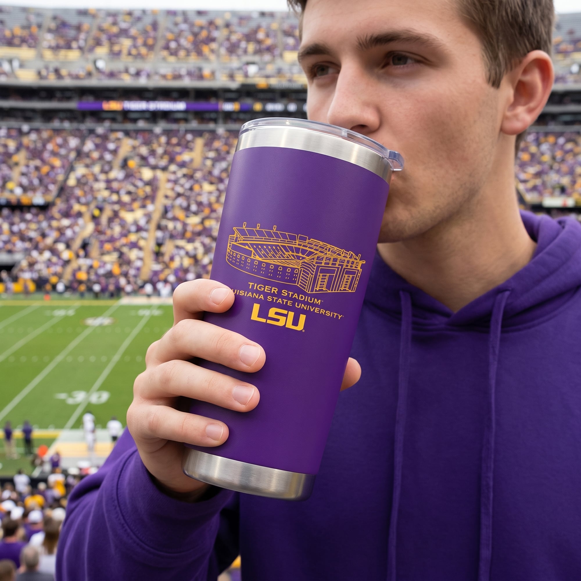 LSU Tigers 22oz. Stadium Tumbler
