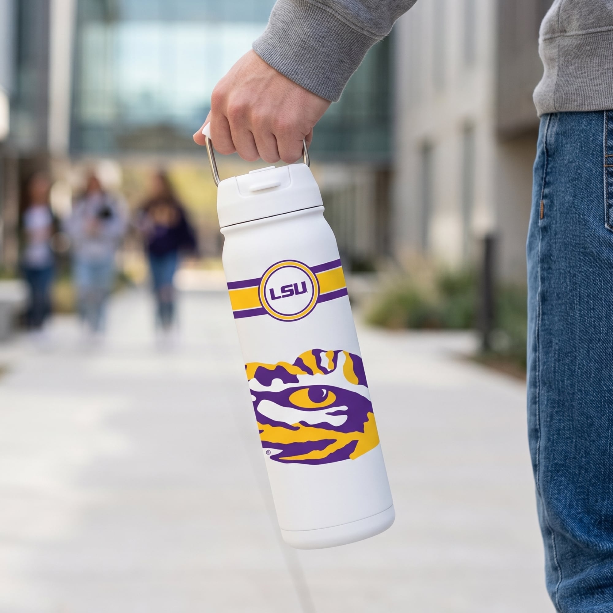 LSU Tigers 24oz. Triple Option Bottle