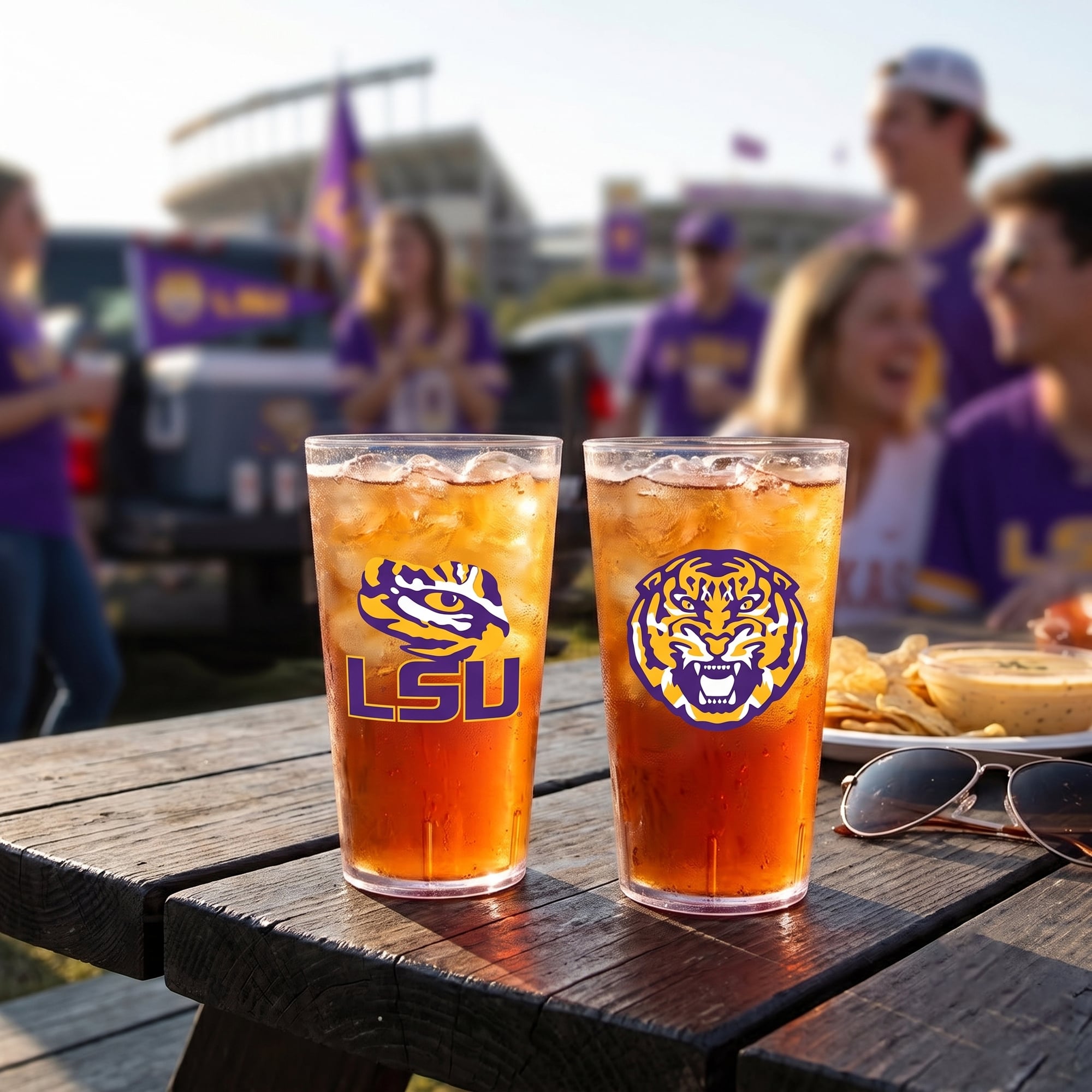 LSU Tigers 24oz. Two-Pack Tritan Tumbler Set