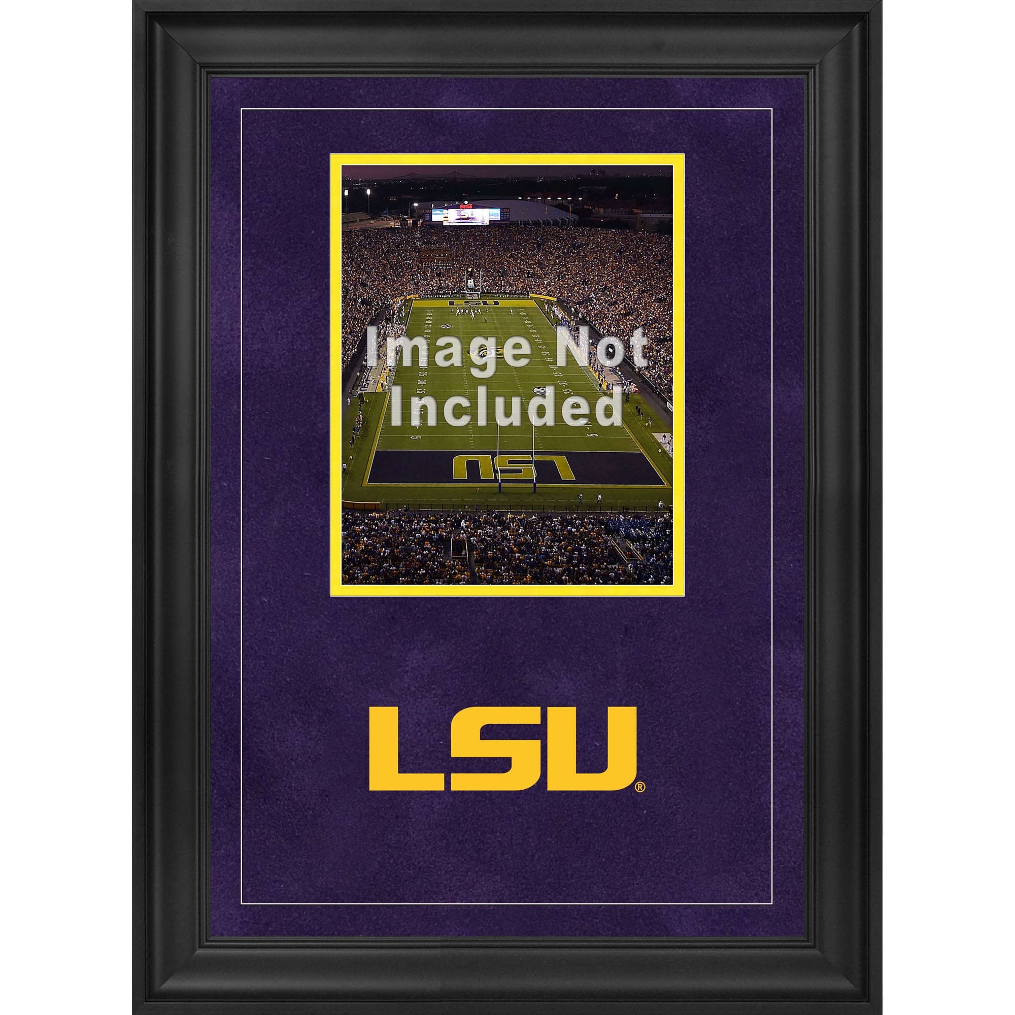 Lsu Lettering Vertical LSU Tigers 8'' x 10'' Deluxe Vertical Photograph Frame with Team Logo