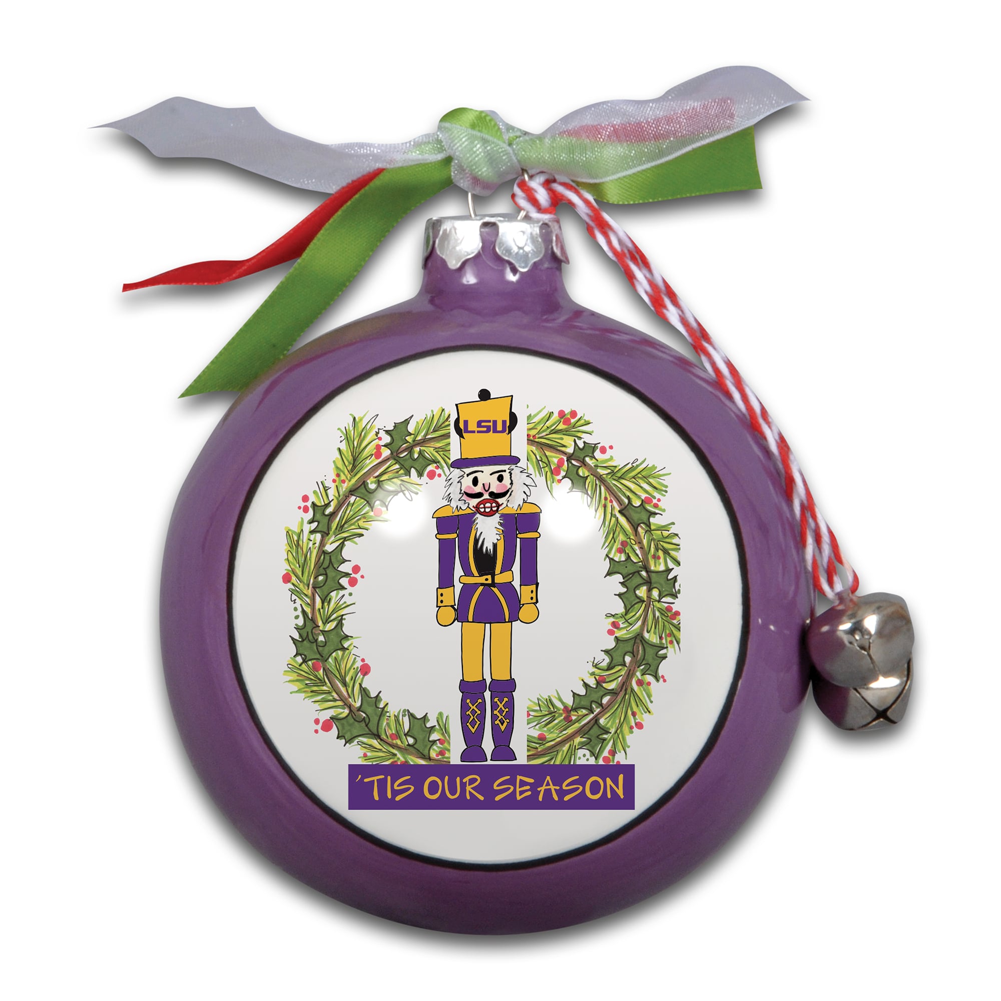 LSU Tigers 'Tis Our Season Ornament