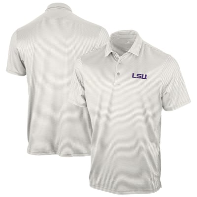 LSU Tigers Antigua Eager Polo - Gray
