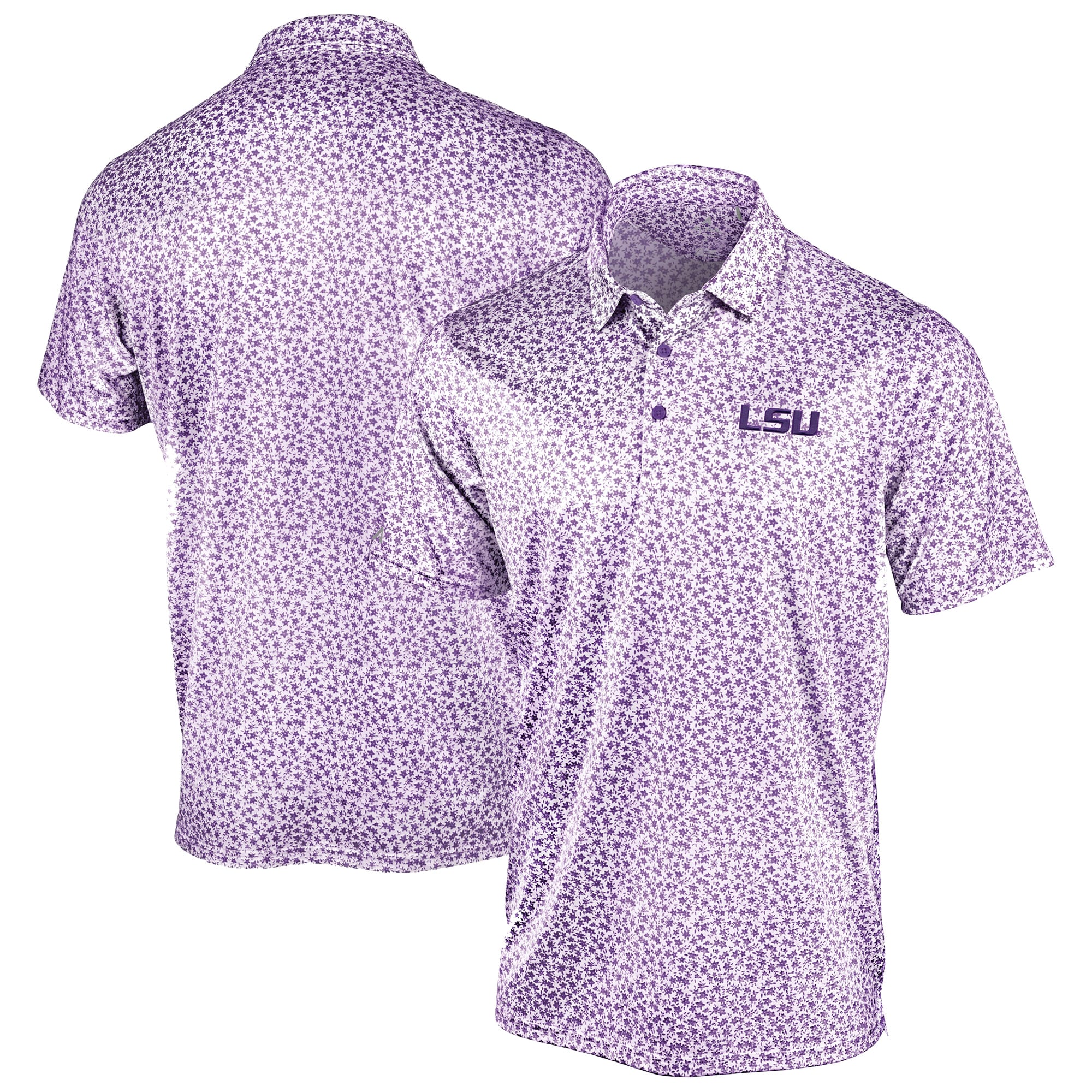 Polo Antigua violet LSU Tigers Flourish pour homme