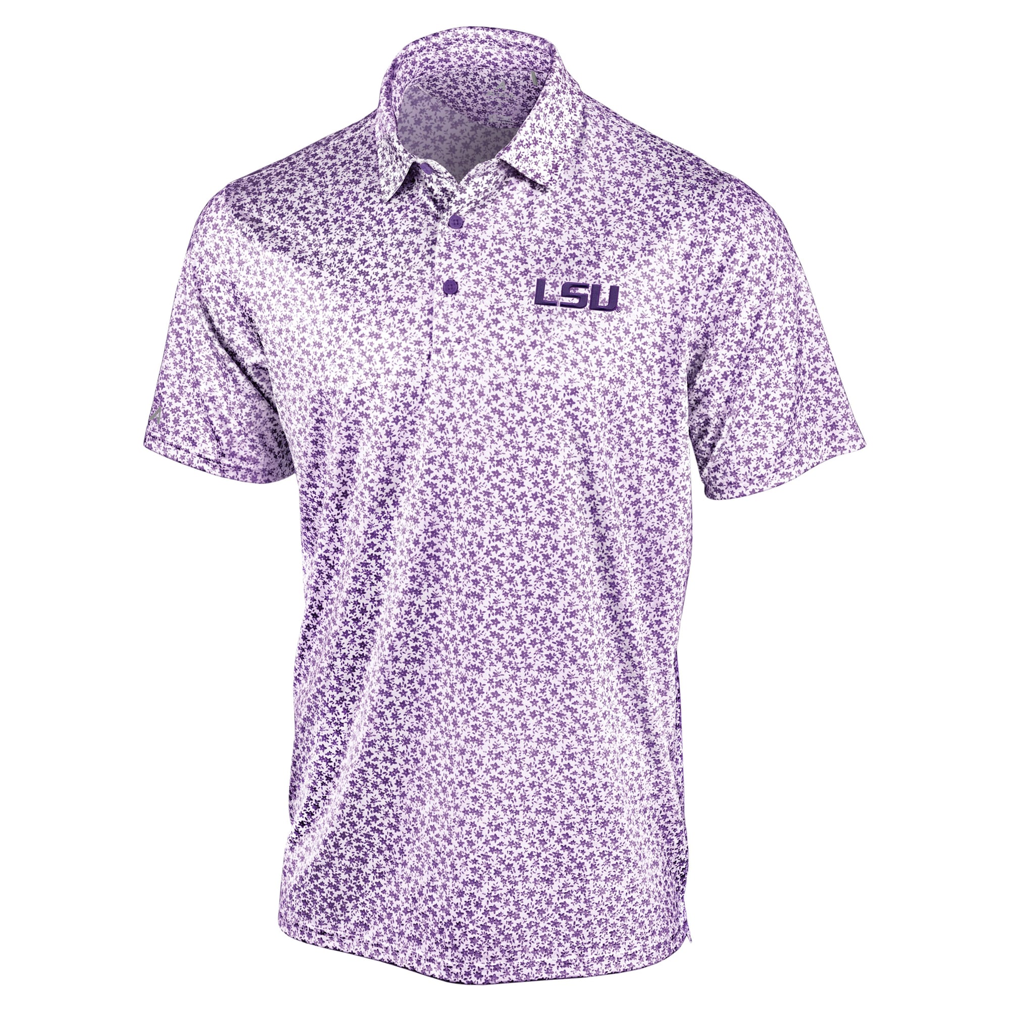 Polo Antigua violet LSU Tigers Flourish pour homme