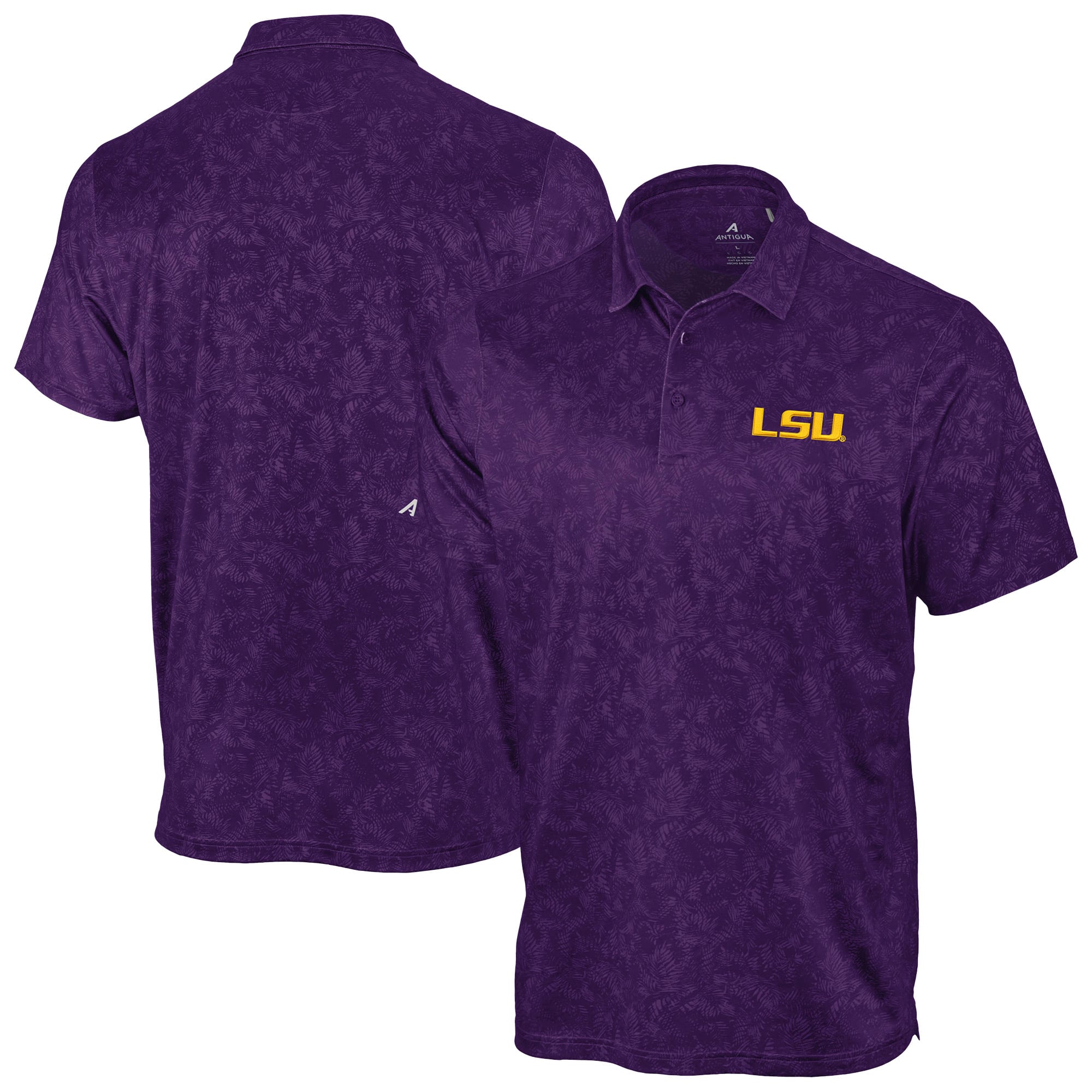 Polo Antigua violet LSU Tigers pour homme