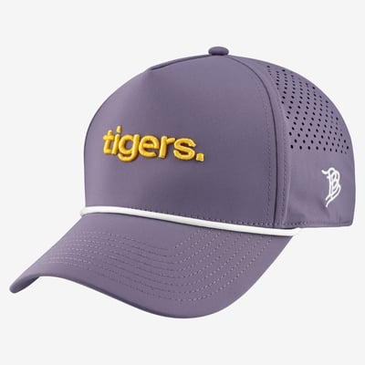 LSU Tigers Branded Bills Statement Adjustable Rope Hat - Purple
