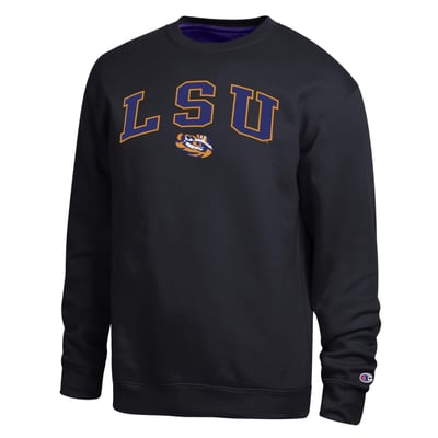  LSU Tigers Champion Arch Sweatshirt - Black