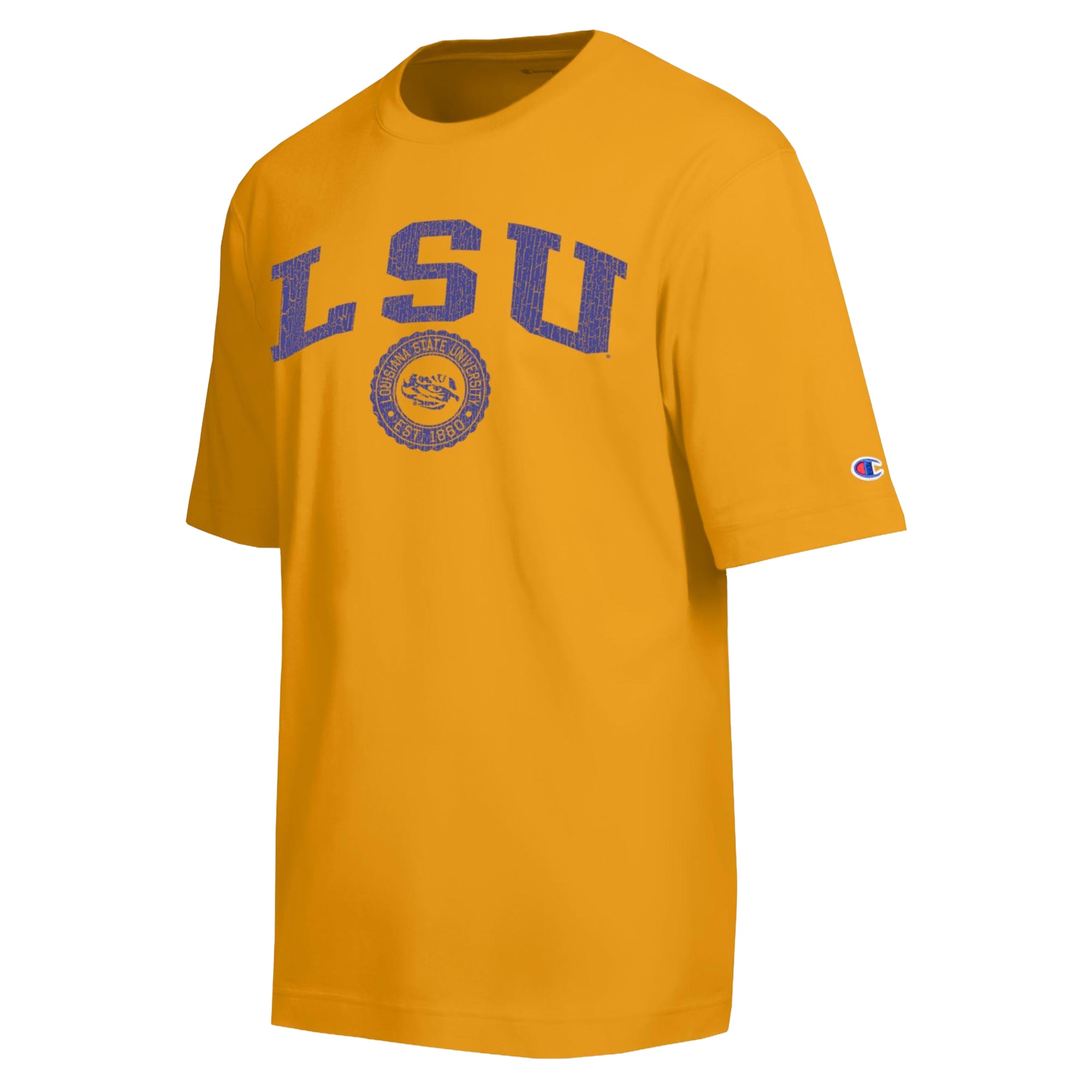 Men's Champion  Gold LSU Tigers Scholar All-Star T-Shirt