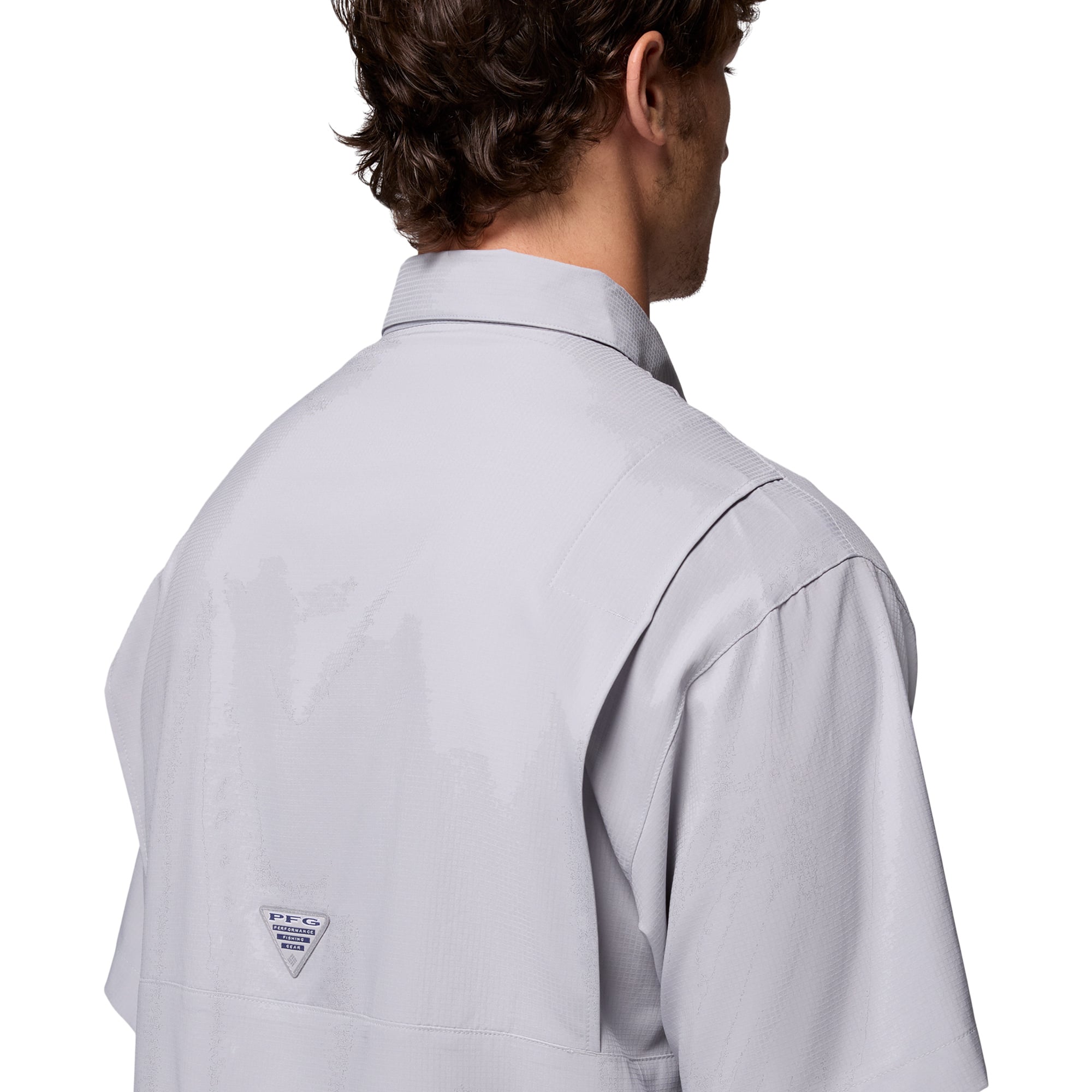 Chemise boutonnée Columbia grise LSU Tigers Tamiami Omni-Shade pour homme