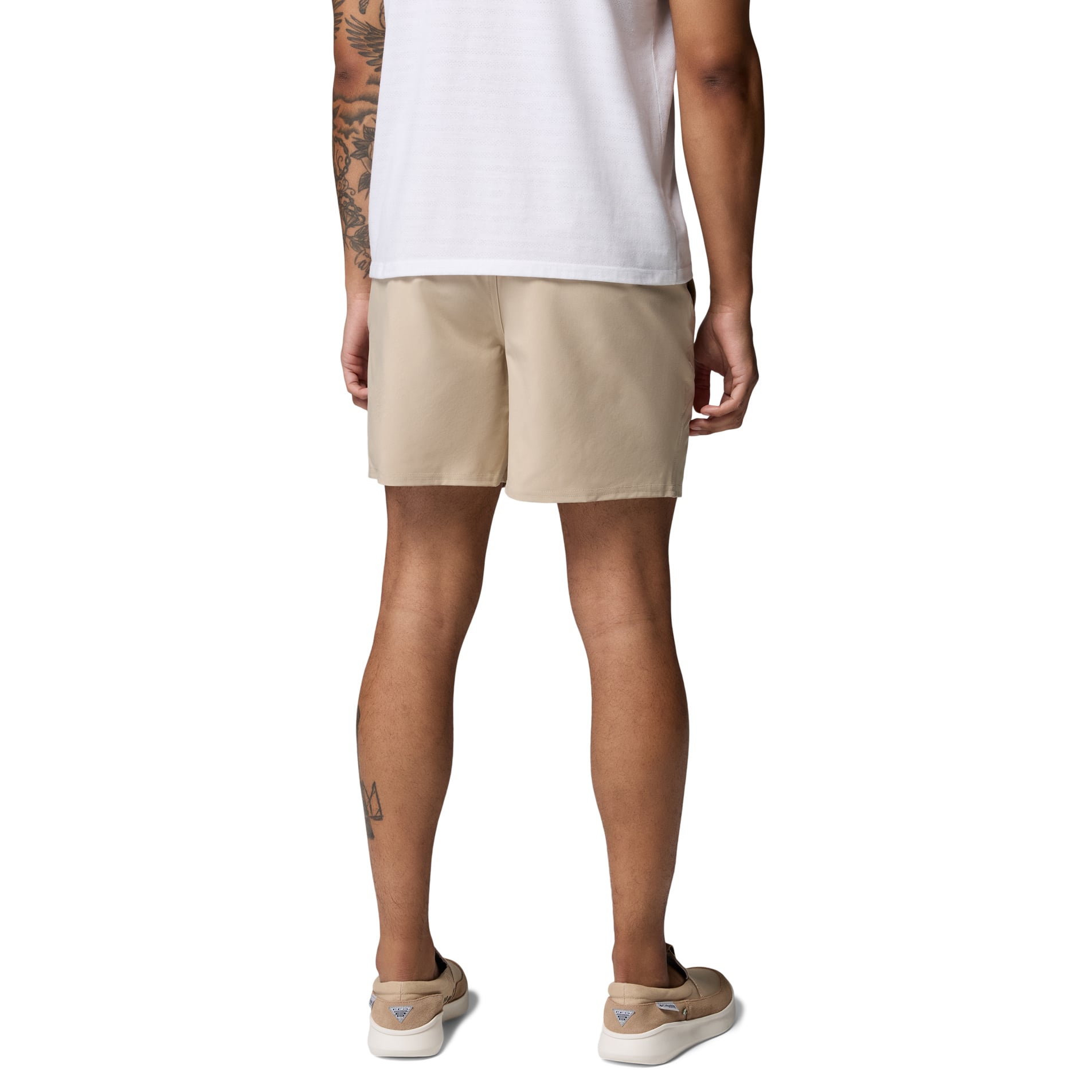 Men's Columbia  Natural LSU Tigers PFG Terminal Roamer™ Omni-Shade™ Stretch Shorts