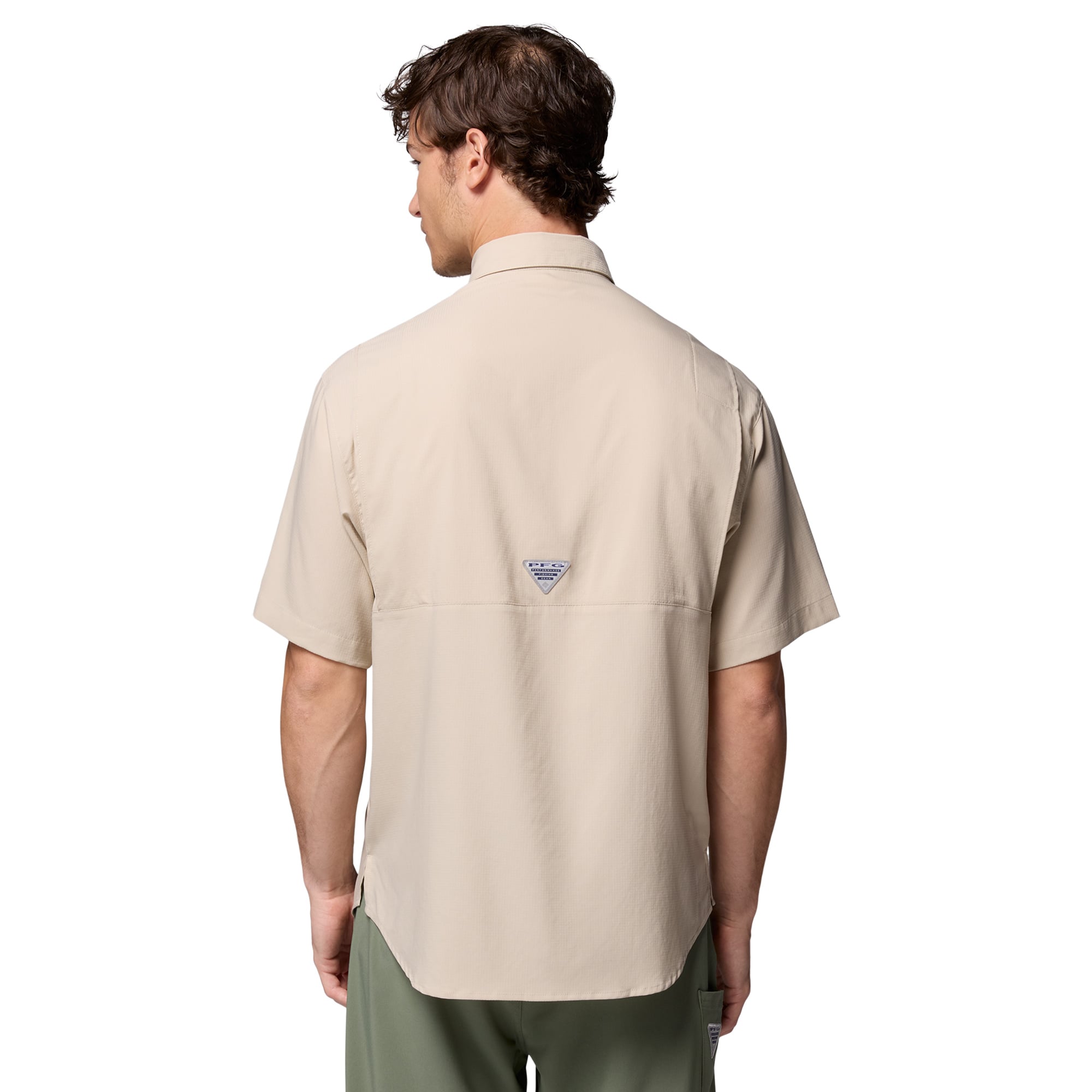 Chemise boutonnée Columbia Tan LSU Tigers Tamiami Omni-Shade pour homme