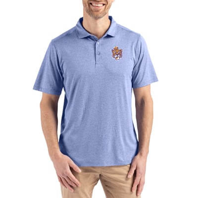 LSU Tigers Cutter & Buck Coastline Epic Comfort Eco Recycled Polo - Purple