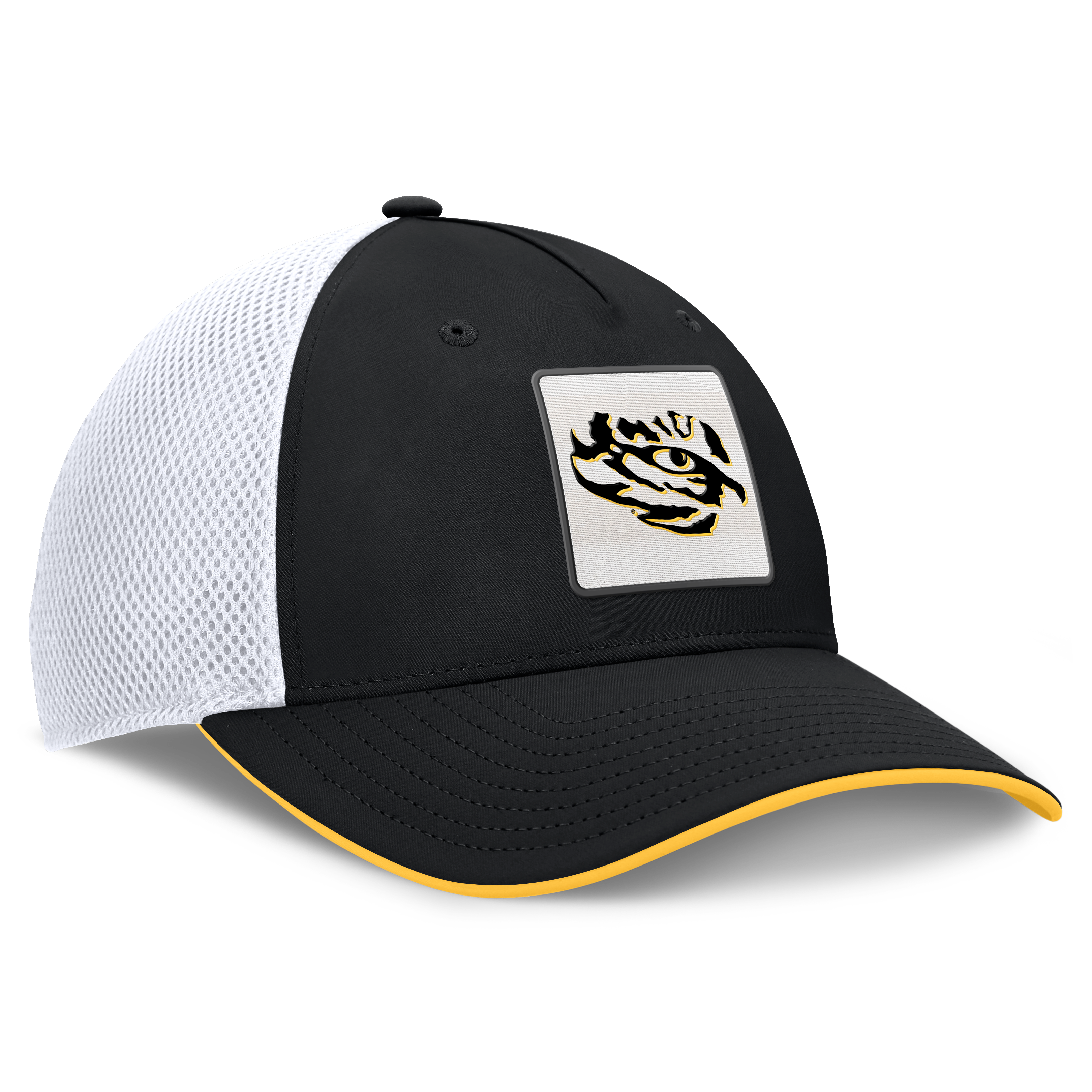 Men's Fanatics Black LSU Tigers 5-Panel Matter Flex Hat