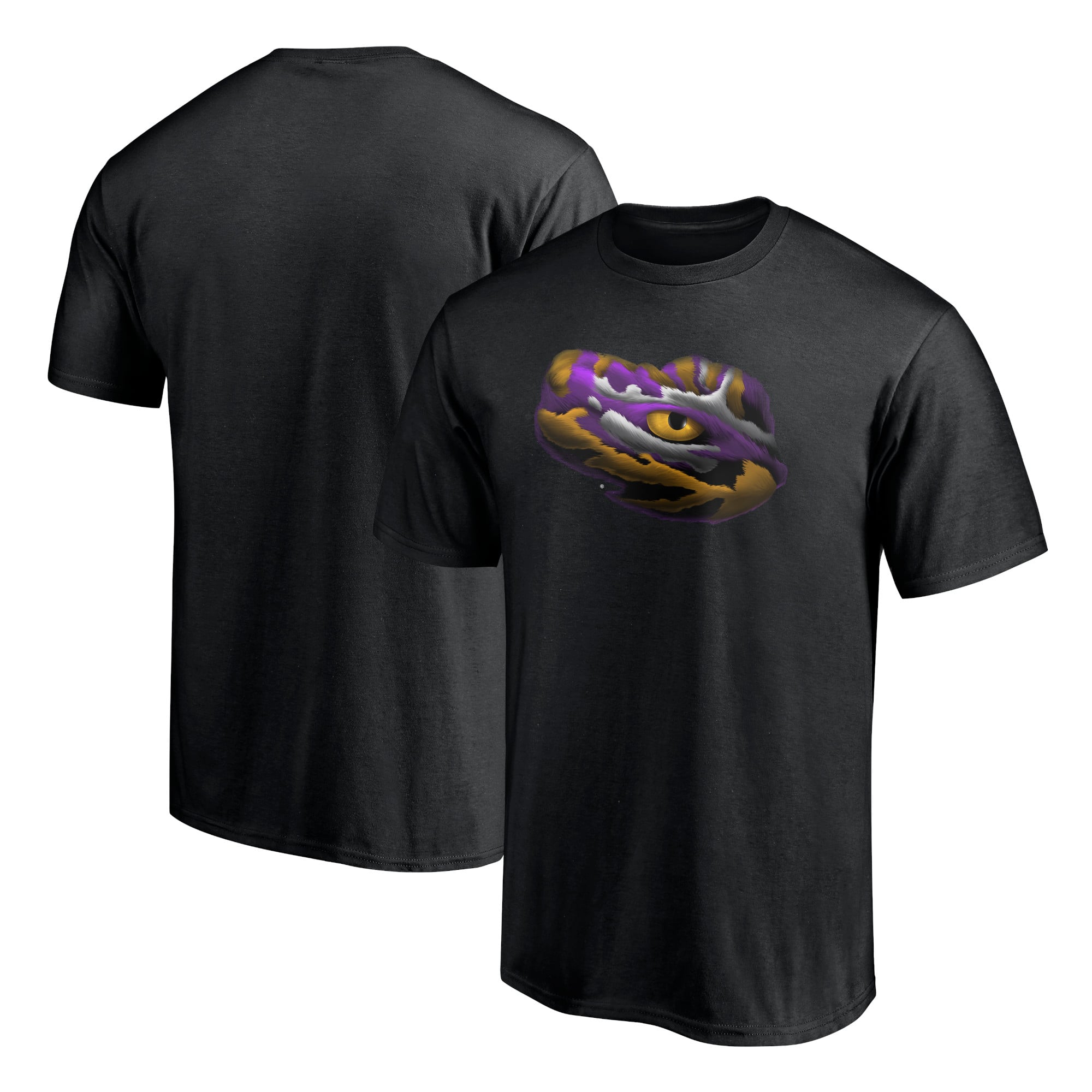 Men's Fanatics Black LSU Tigers Team Midnight Mascot T-Shirt