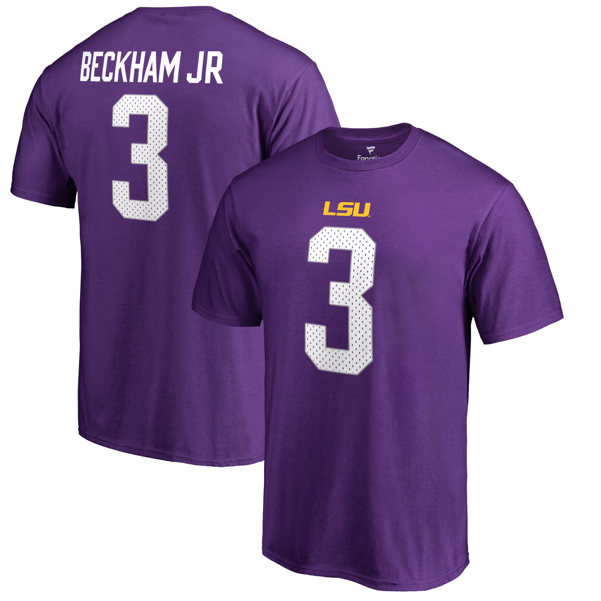 Men's Fanatics Odell Beckham Jr Purple LSU Tigers College Legends