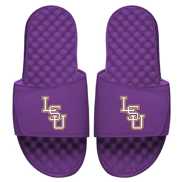Purple LSU Nike Slide Sandals LSU Purple Word Slides - ISlide main image 3
