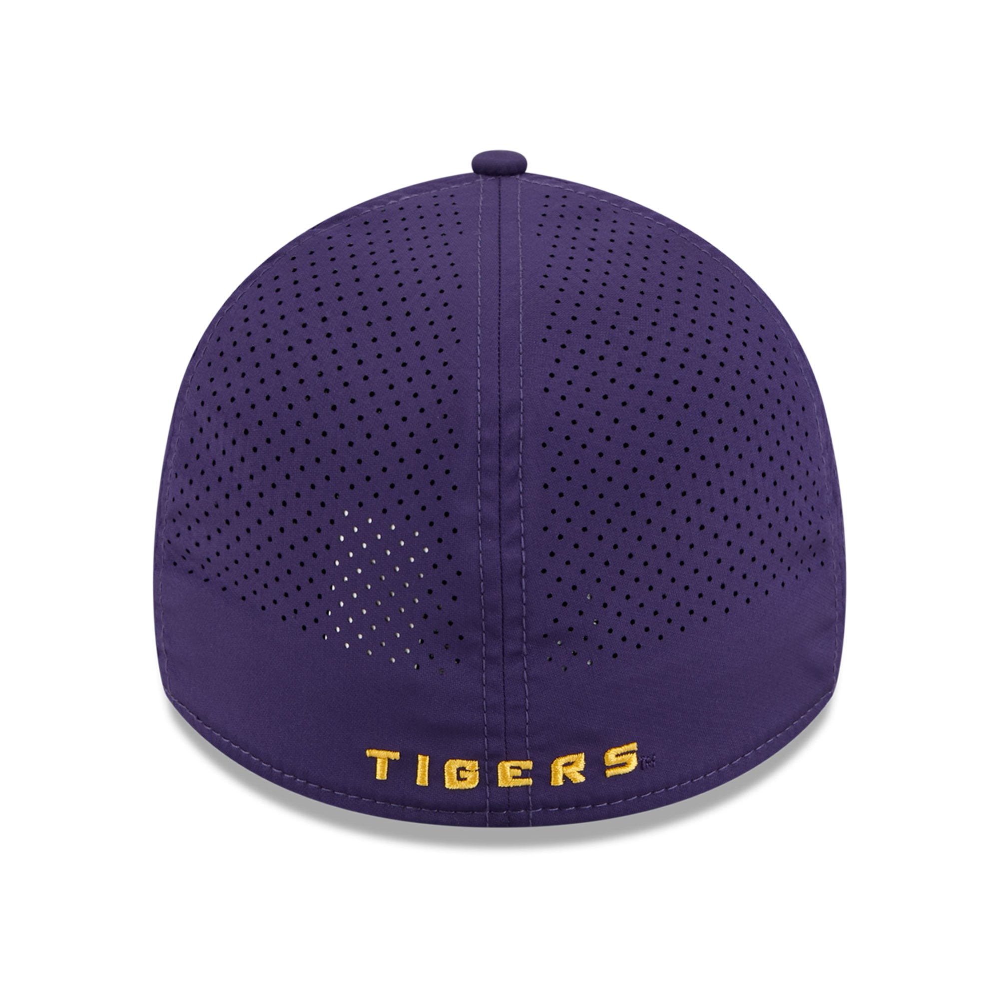 Men's New Era  Purple LSU Tigers Performance Rope 39THIRTY Stretch Hat