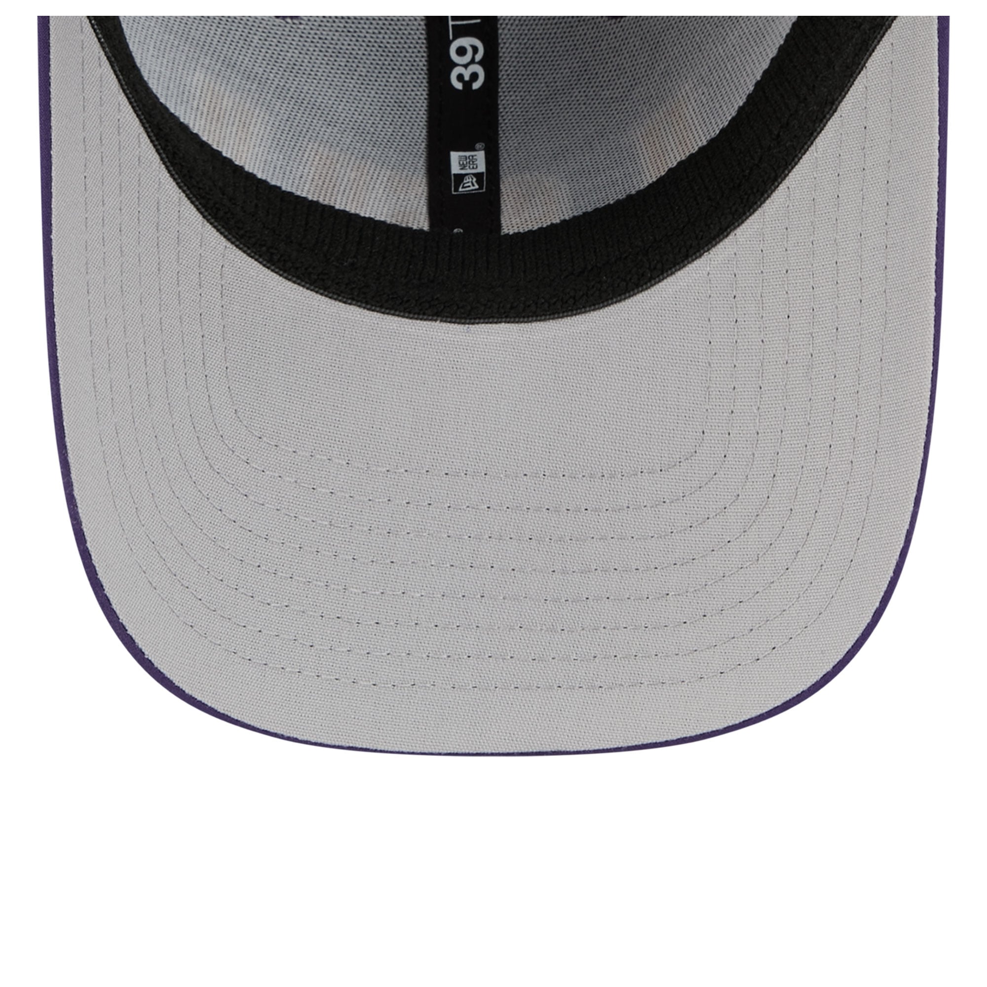 Men's New Era  Purple LSU Tigers Performance Rope 39THIRTY Stretch Hat